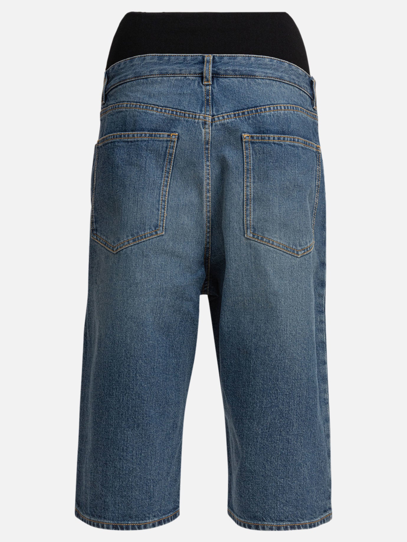 Five pockets shorts Solid colour  Blue - Alaïa Women | PLP | Replica Handbags  | 2
