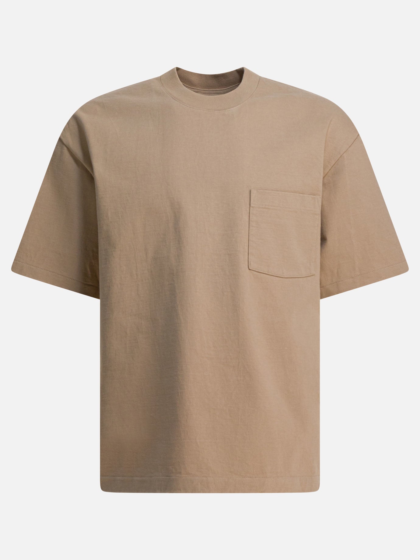Crewneck t-shirts Solid colour  Beige - Auralee Men | PLP | Replica Handbags  
