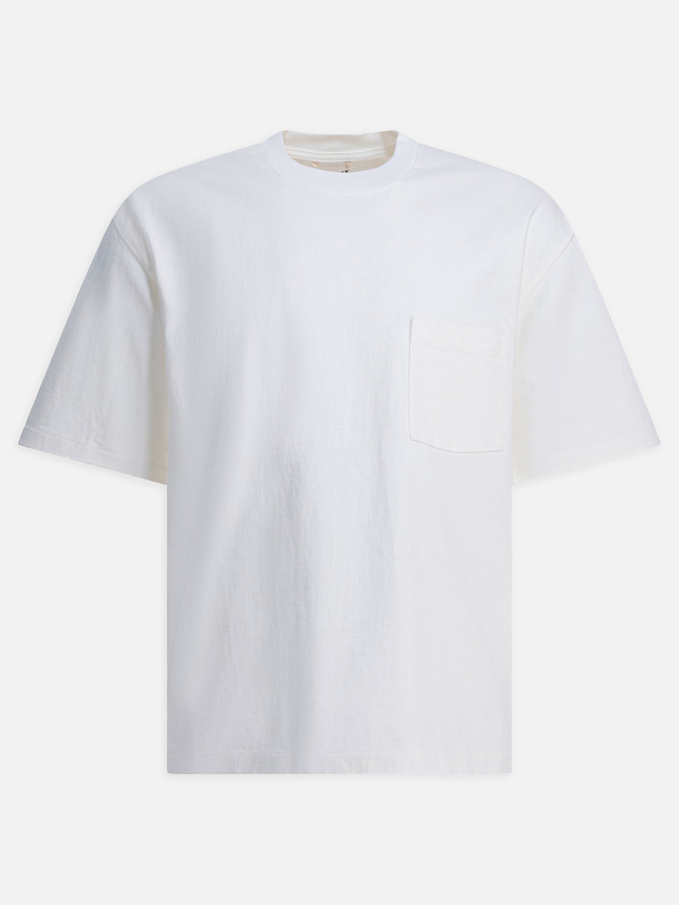Crewneck t-shirts Solid colour  White - Auralee Men | PDP | Replica Handbags  | thumbnail