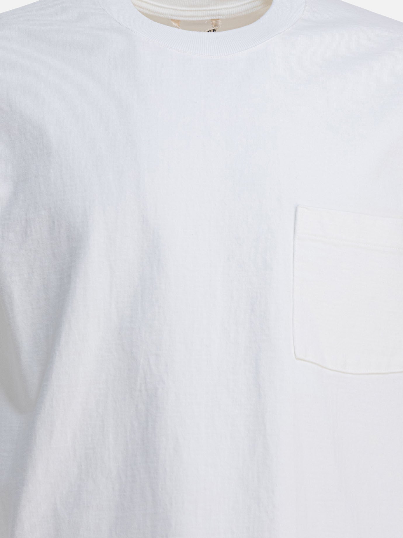 Crewneck t-shirts Solid colour  White - Auralee Men | PDP | Replica Handbags  | Zoom-Modal_3
