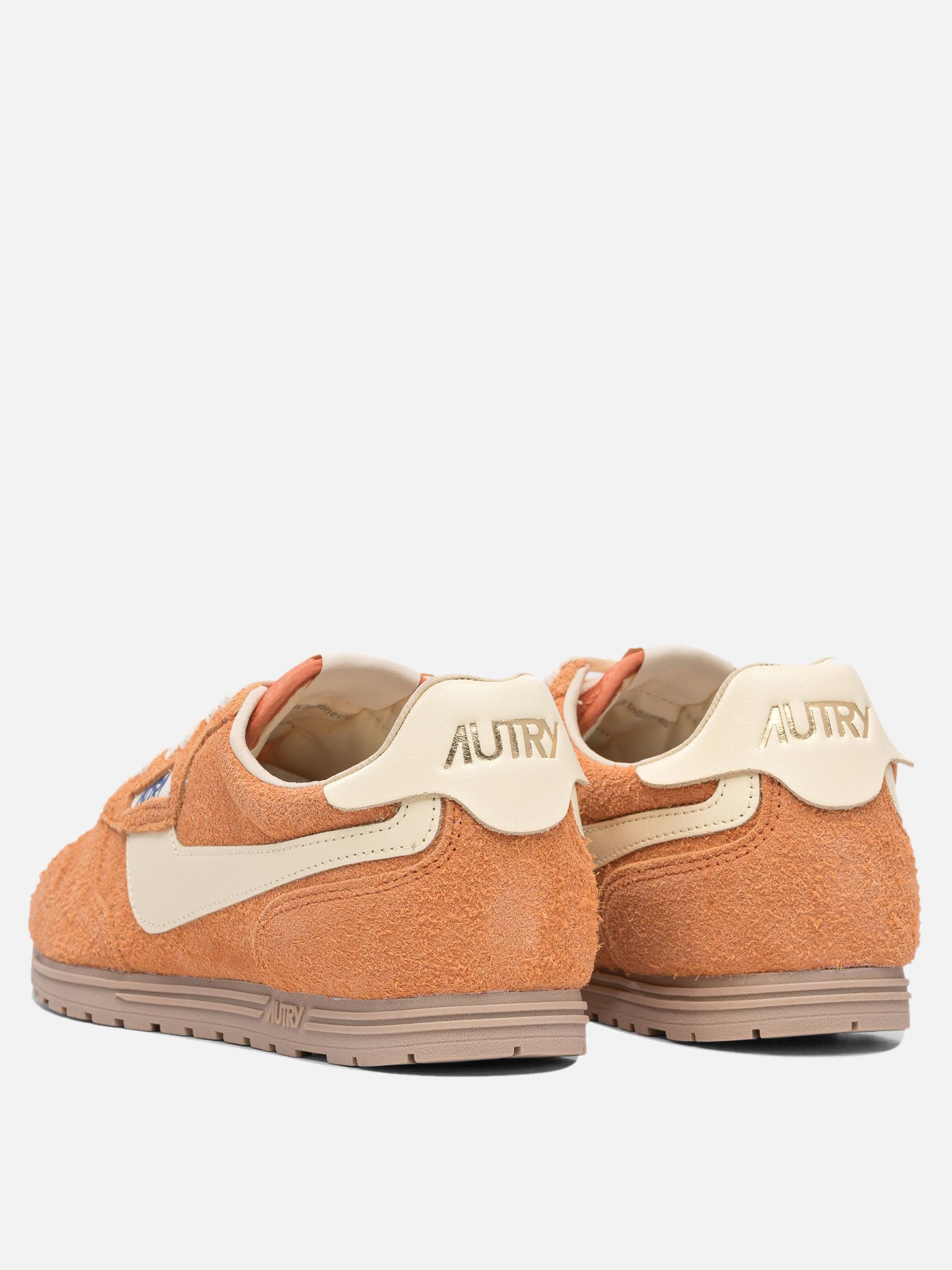 Low top sneakers 90% suede 5% nylon 5% leather - 100% rubber  Orange - Autry Men | PDP | Replica Handbags  | thumbnail_4