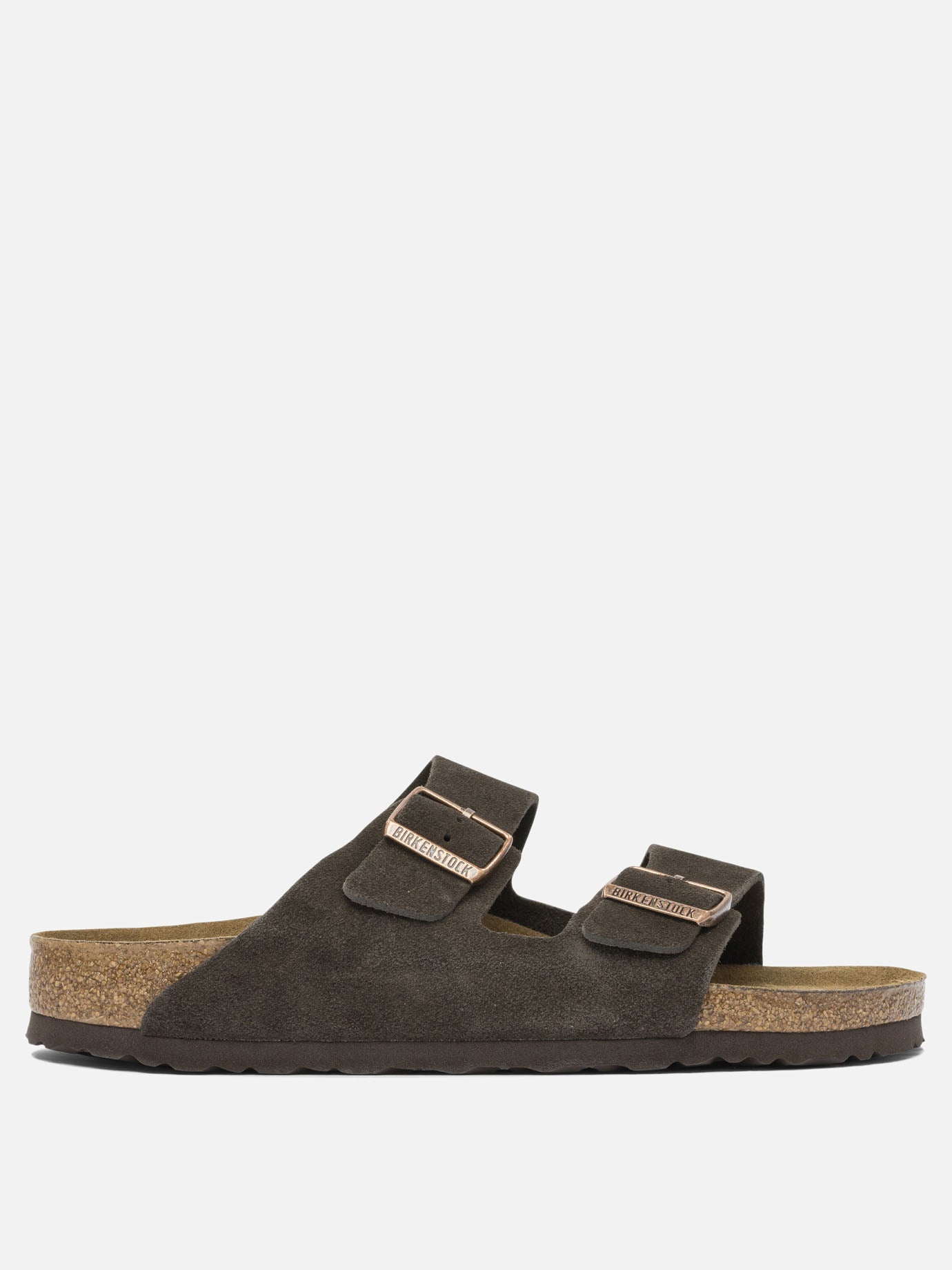 Casual sandals 100% suede - 100% EVA  Brown - Birkenstock Men | PDP | Replica Handbags  | thumbnail