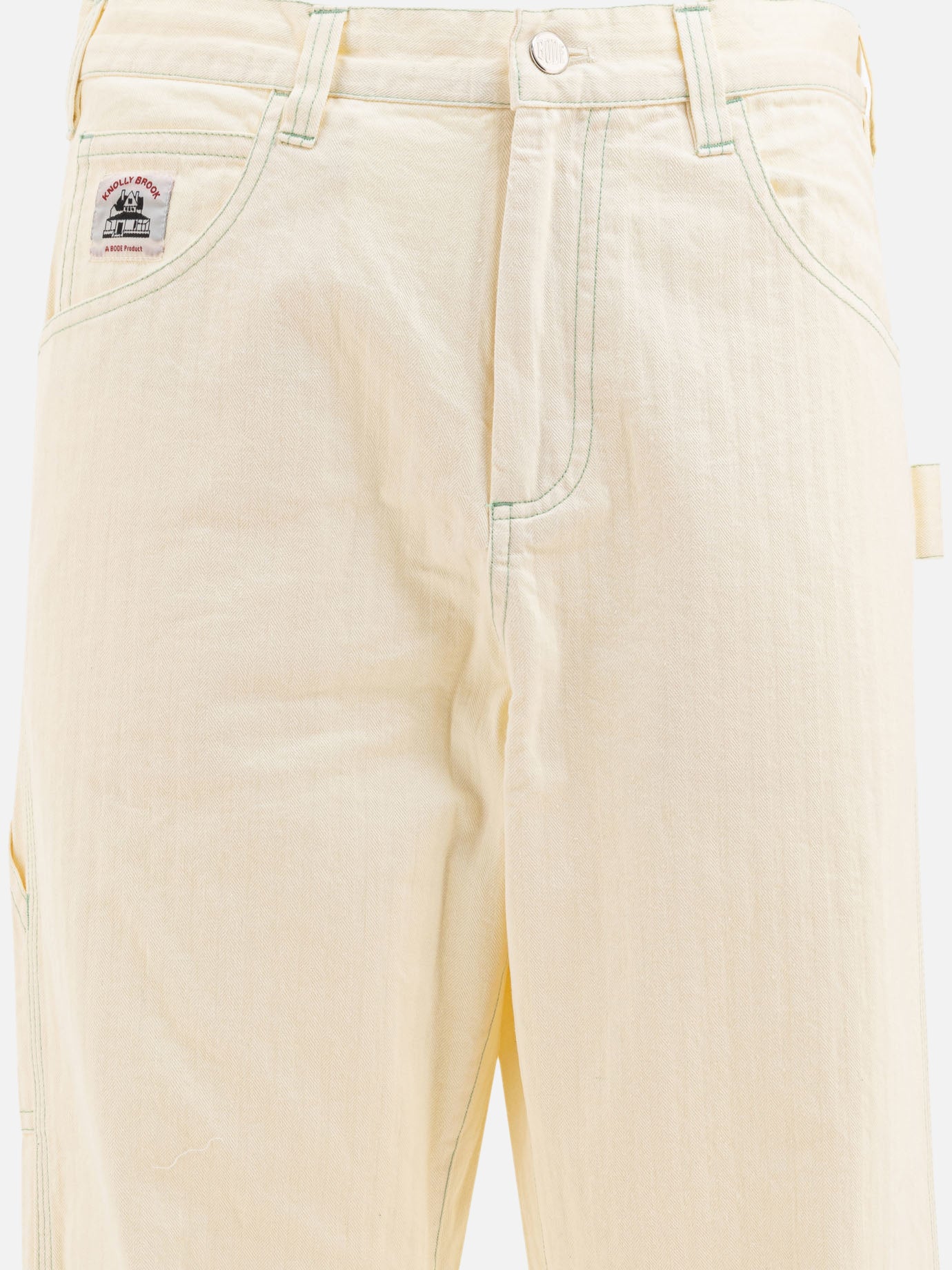 Work pants Solid colour  White - Bode Men | PDP | Replica Handbags  | Zoom-Modal_3
