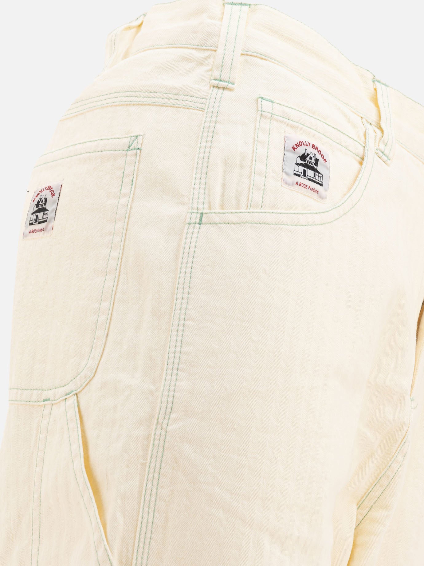 Work pants Solid colour  White - Bode Men | PDP | Replica Handbags  | thumbnail_4