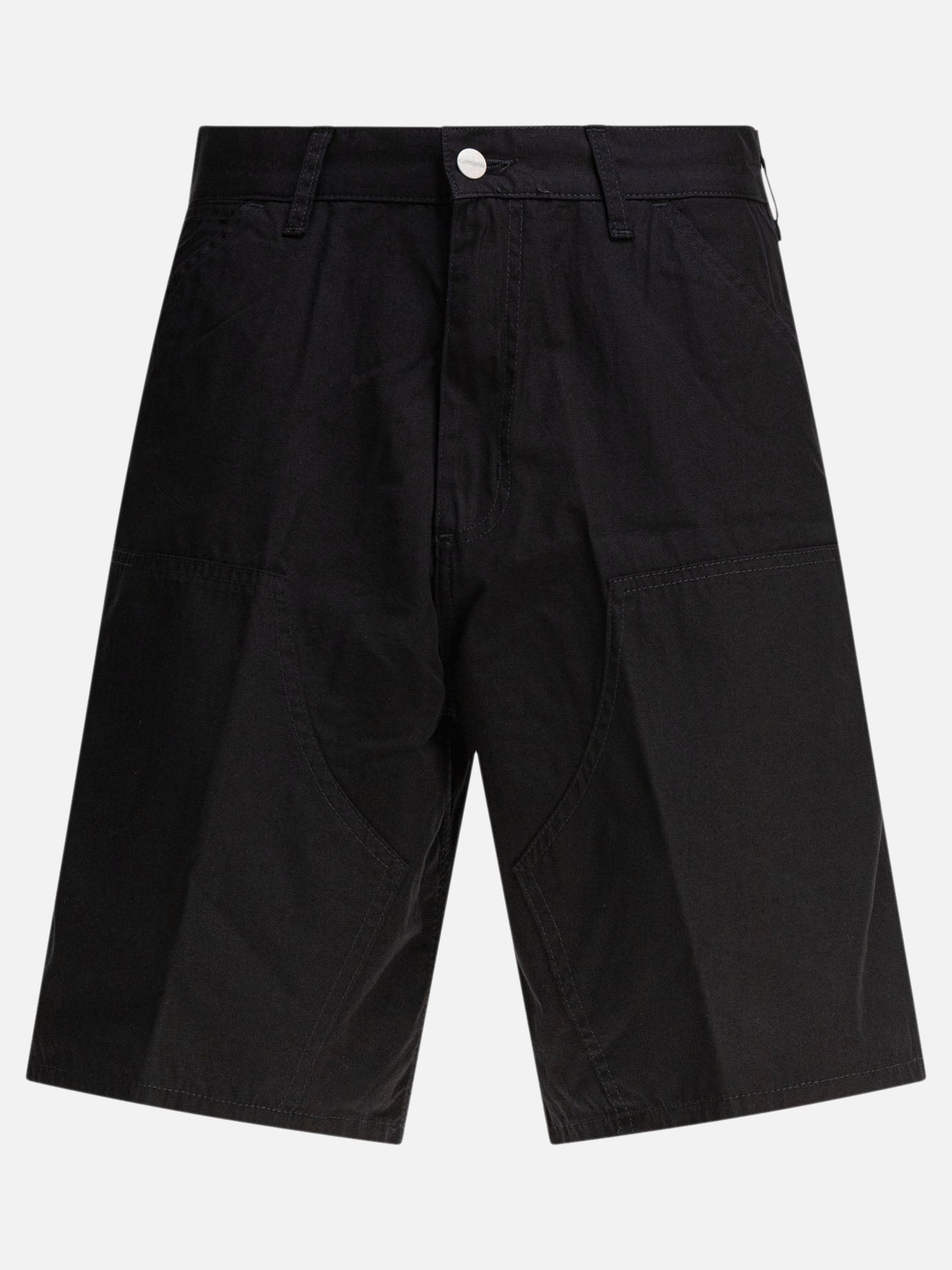 Utility shorts Solid colour  Black - Carhartt WIP Men | PDP | Replica Handbags  | thumbnail