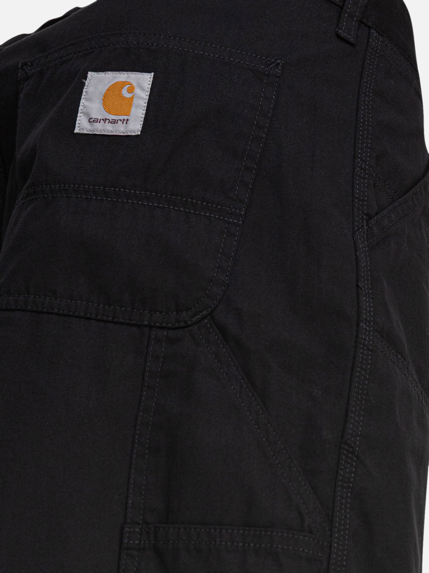 Utility shorts Solid colour  Black - Carhartt WIP Men | PDP | Replica Handbags  | thumbnail_4