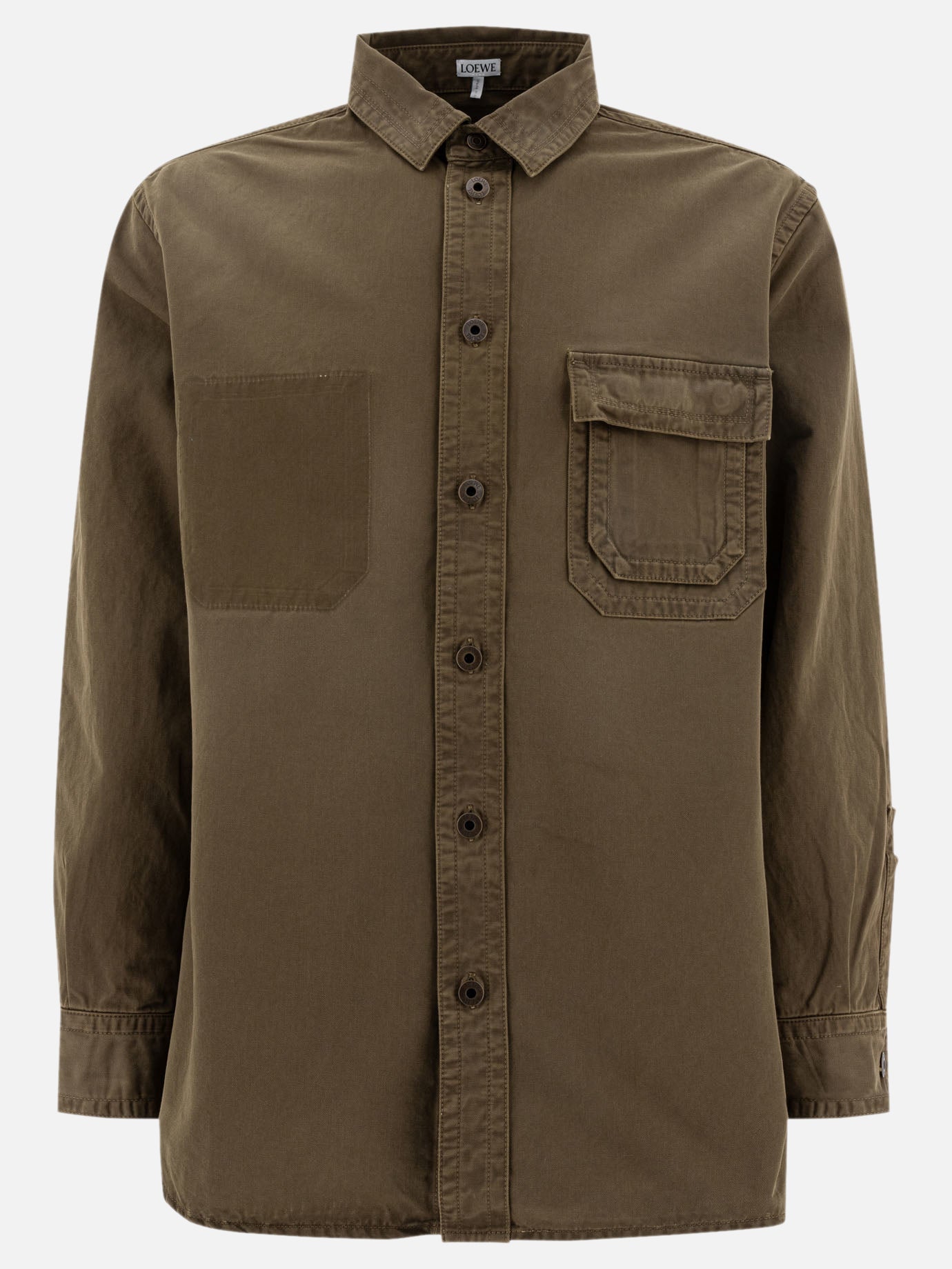 Overshirt jackets Solid colour  Green - Loewe Men | PLP | Replica Handbags  
