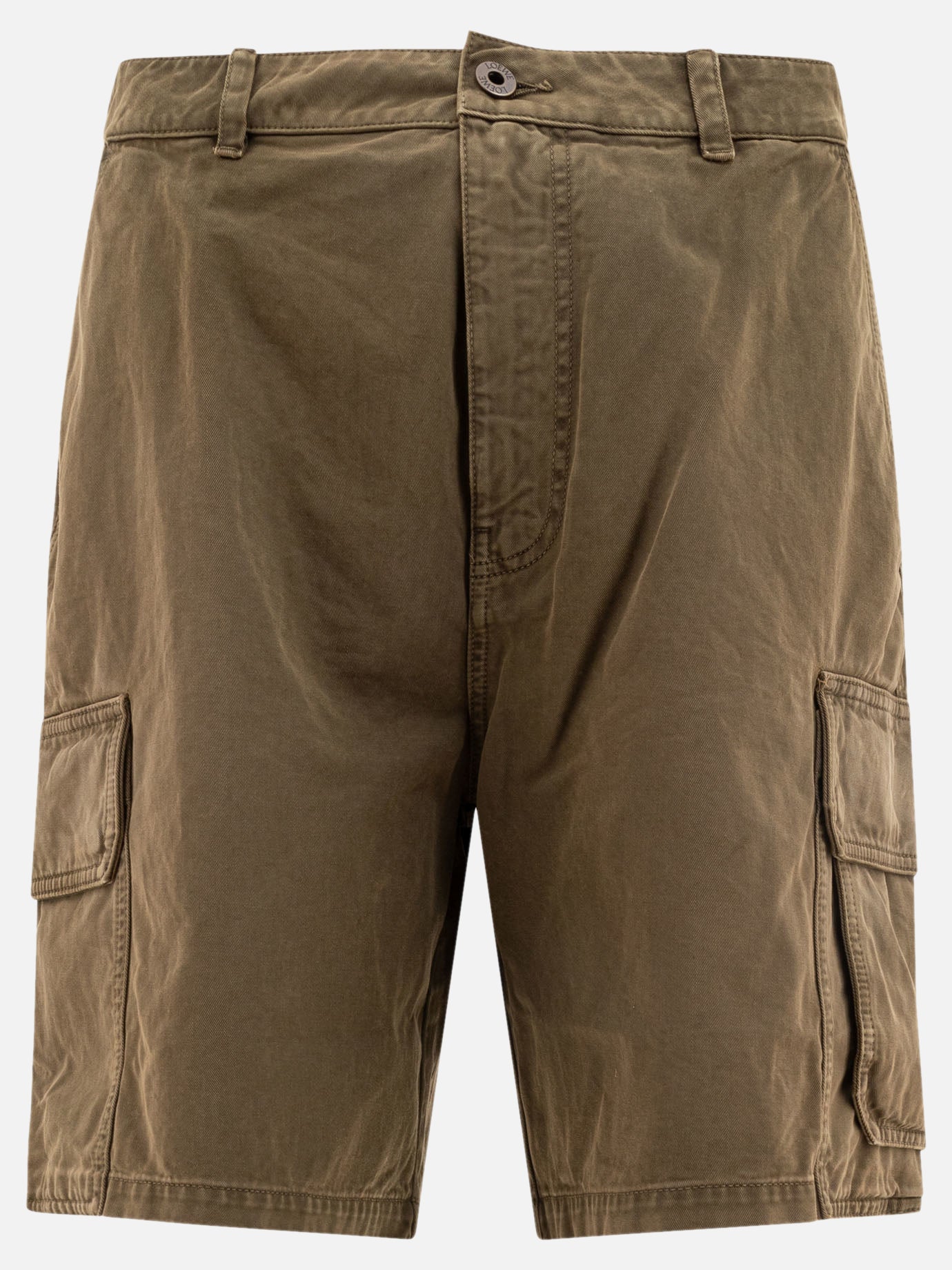 Cargo shorts Solid colour  Green - Loewe Men | PLP | Replica Handbags  
