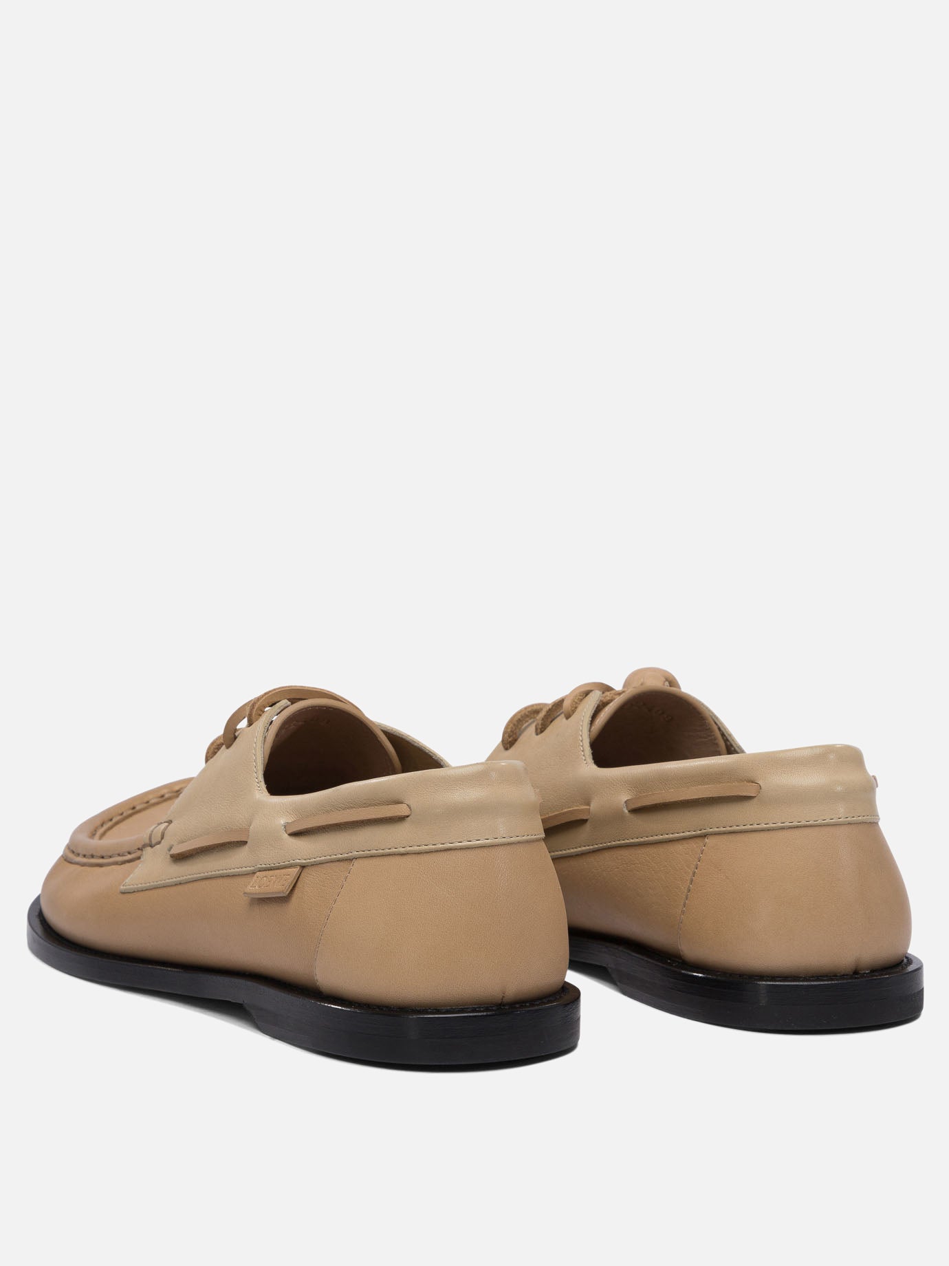 Laced loafers 100% leather - 80% leather 20% rubber  Beige - Loewe Men | PDP | Replica Handbags  | Zoom-Modal_4
