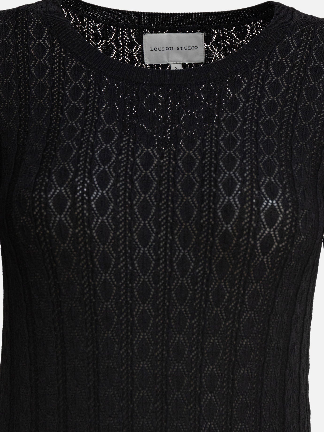 Long dresses Embroidered  Black - Loulou Studio Women | PDP | Replica Handbags  | Zoom-Modal_3
