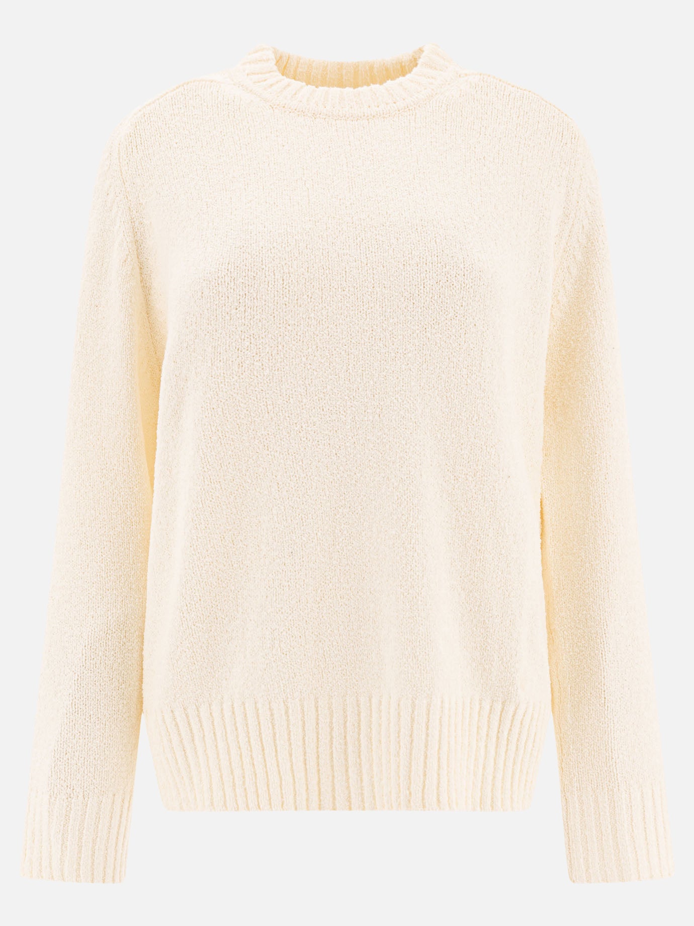 Crewneck sweaters Solid colour  White - Loulou Studio Women | PLP | Replica Handbags  
