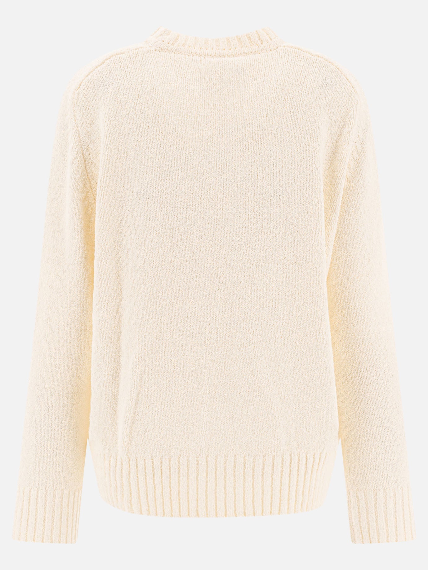 Crewneck sweaters Solid colour  White - Loulou Studio Women | PLP | Replica Handbags  | 2
