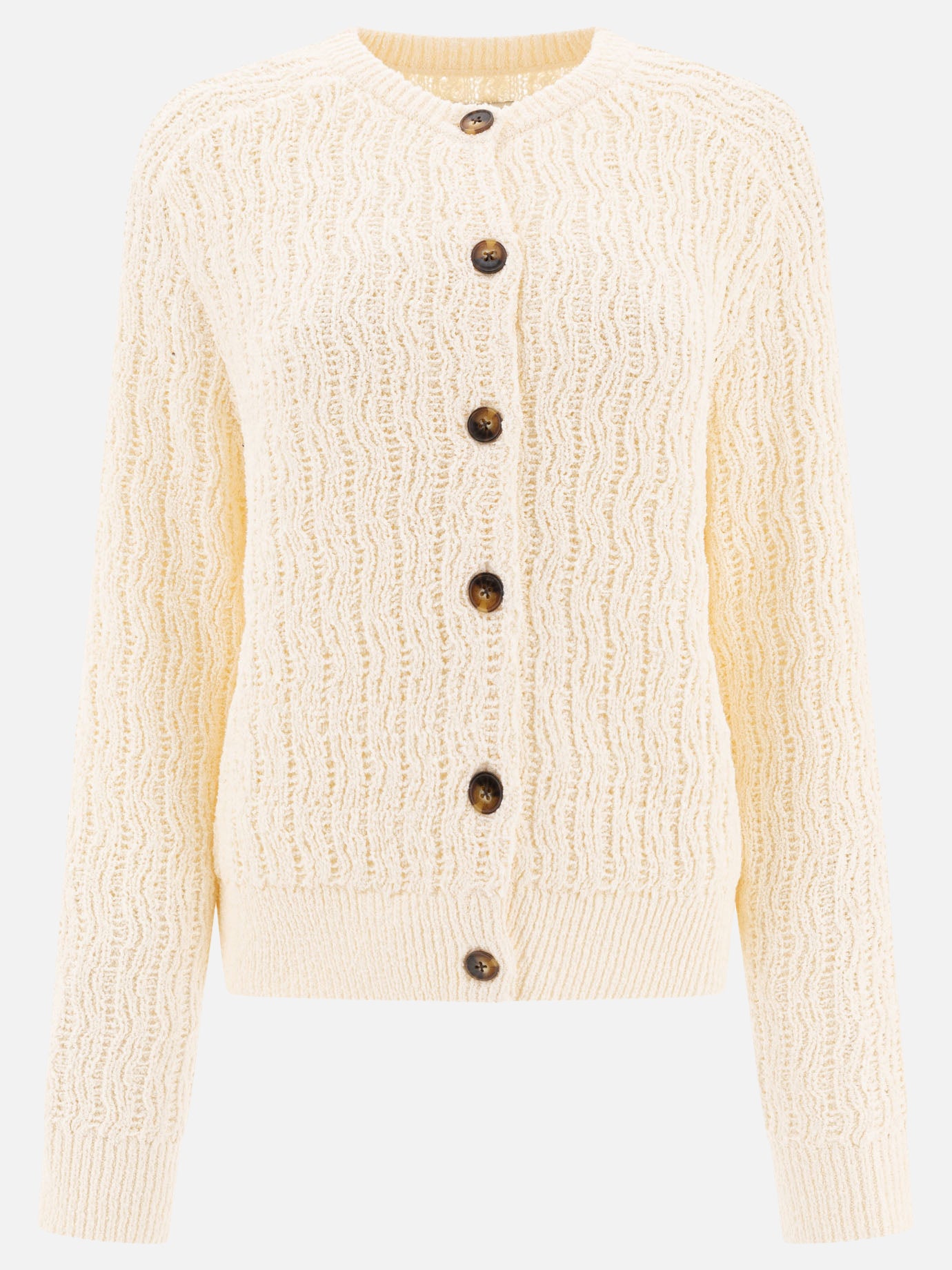 Cardigans Textured knit  White - Loulou Studio Women | PDP | Replica Handbags  
