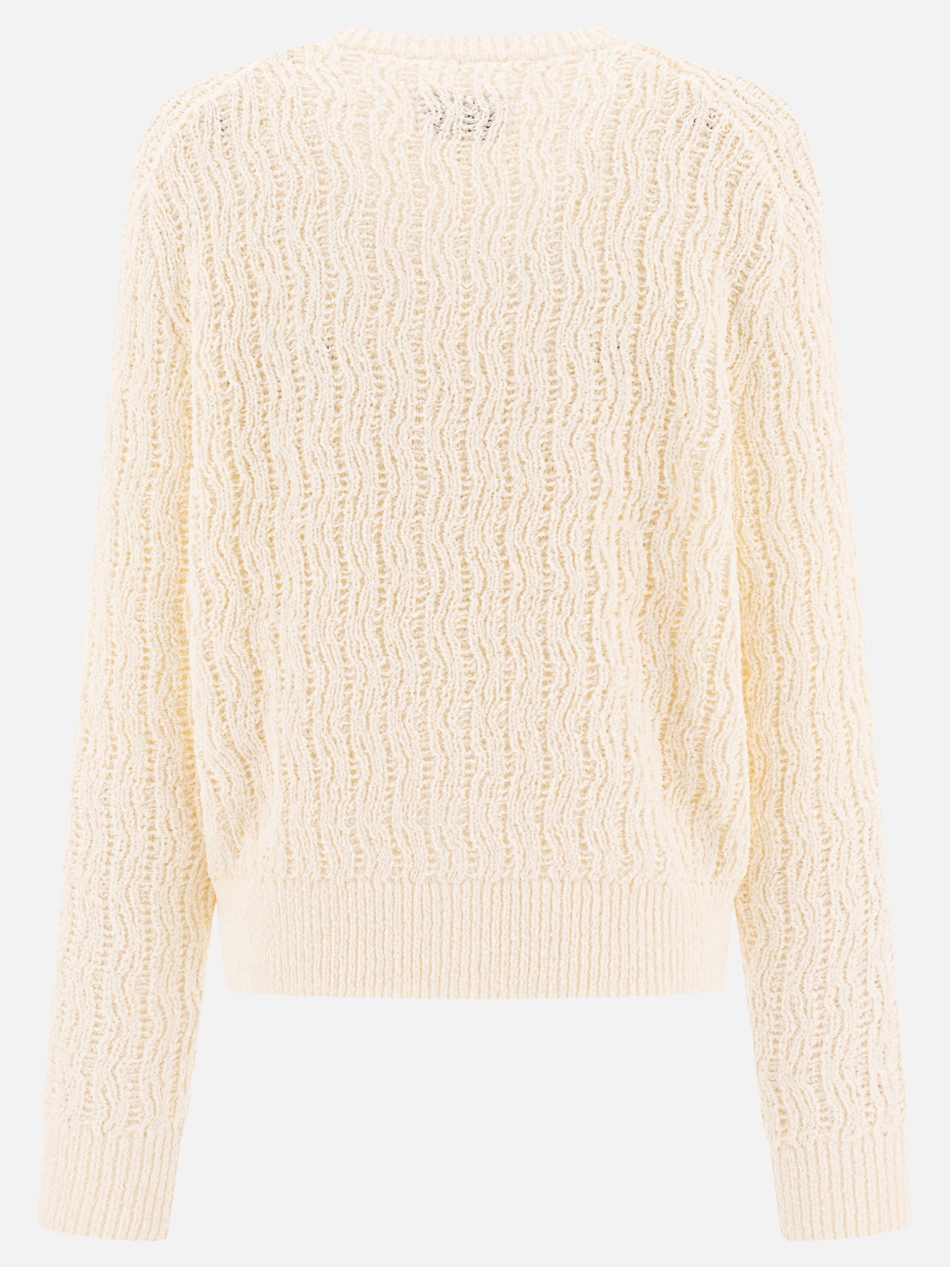 Cardigans Textured knit  White - Loulou Studio Women | PDP | Replica Handbags  | Zoom-Modal_2
