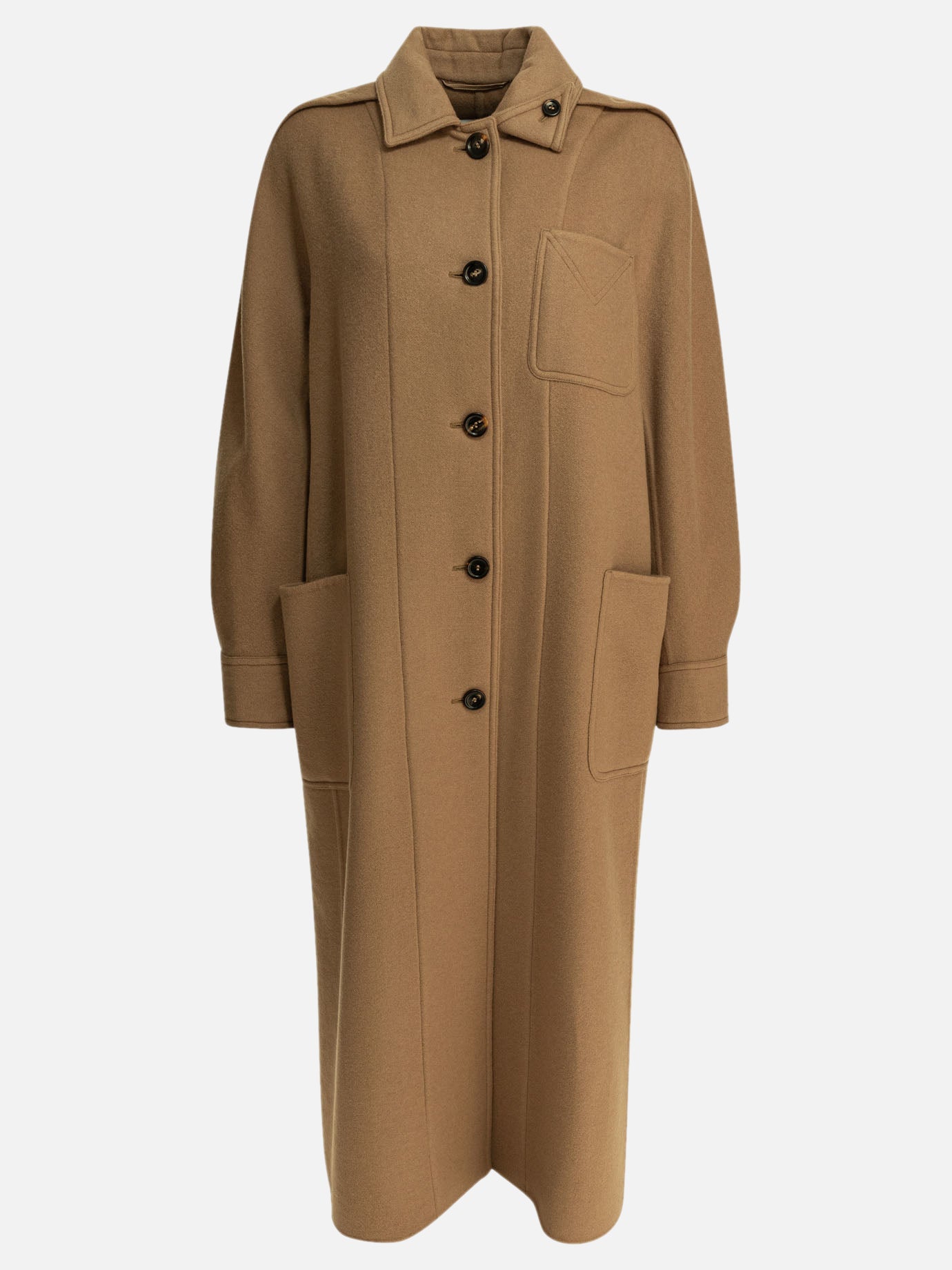 Long coats Solid colour  Brown - Max Mara Women | PLP | Replica Handbags  
