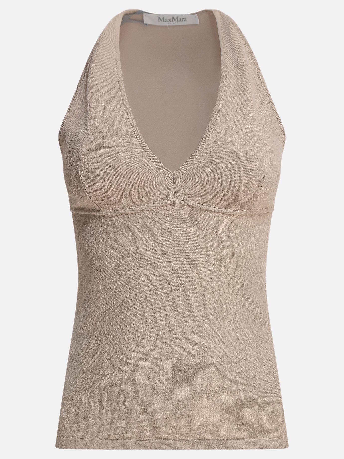 Tank tops Solid colour  Beige - Max Mara Women | PLP | Replica Handbags  
