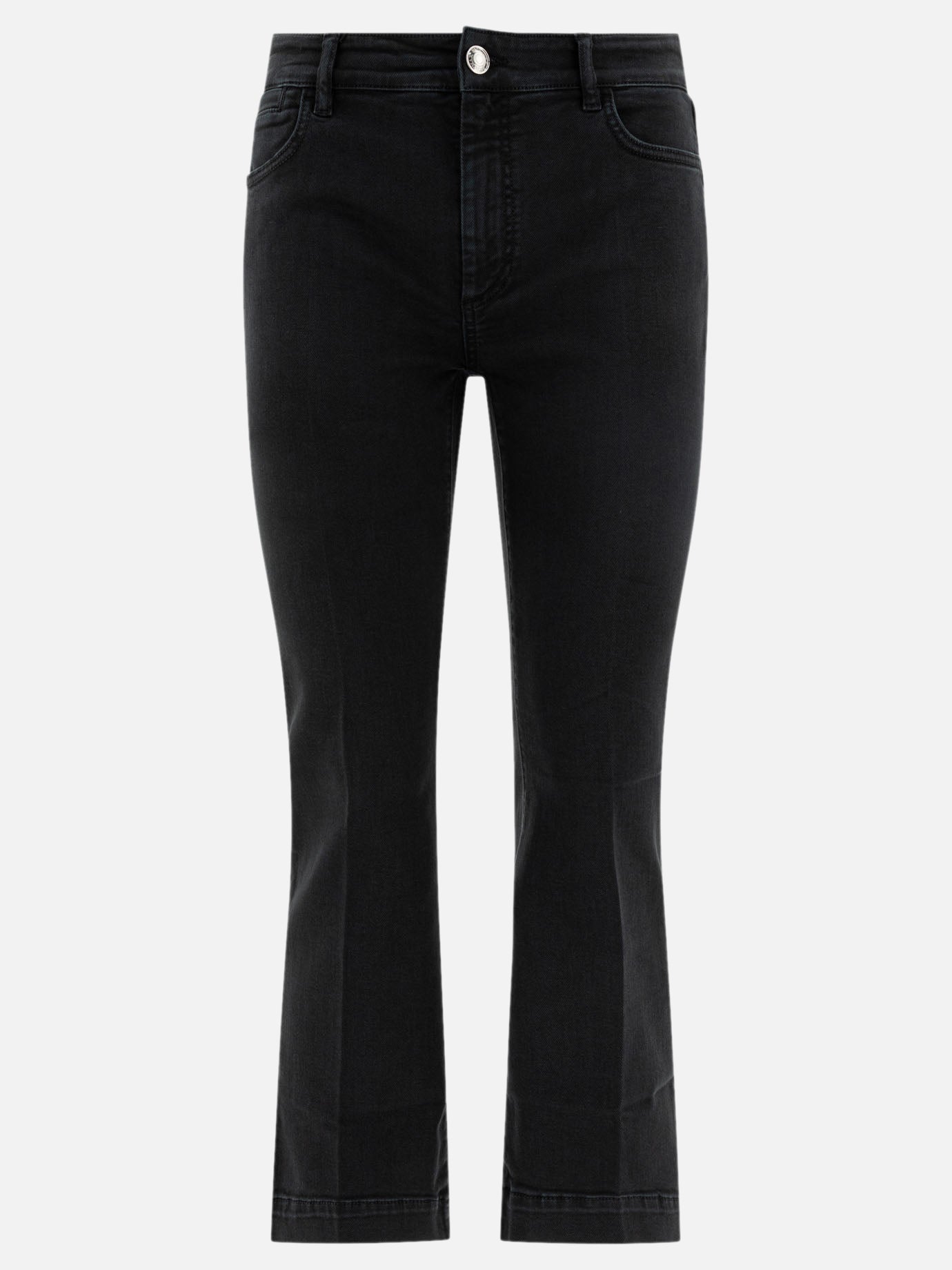 Straight-leg jeans Solid colour  Black - Max Mara Sportmax Women | PDP | Replica Handbags  | thumbnail