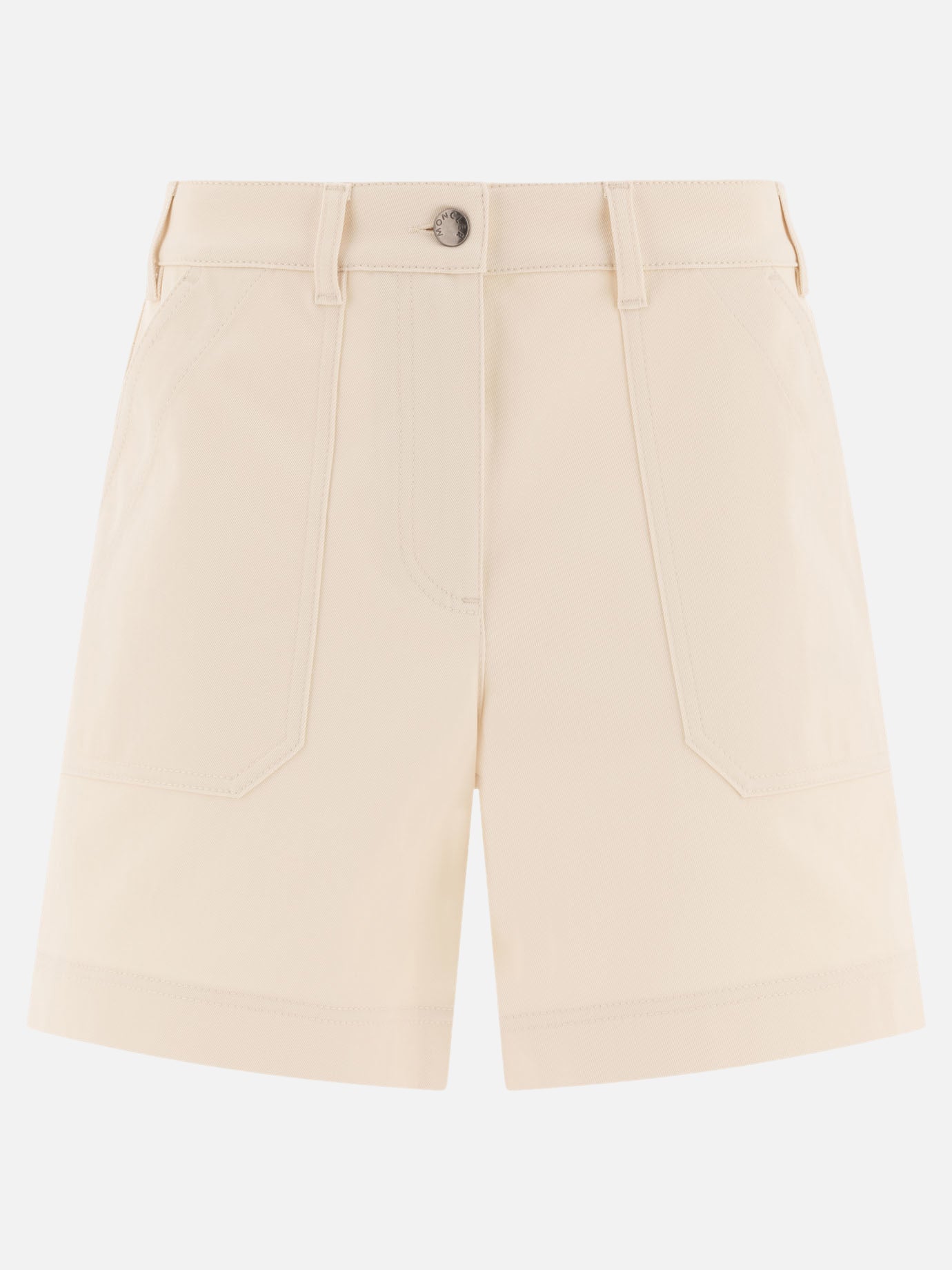 Five pockets shorts Logo  Beige - Moncler Women | PLP | Replica Handbags  
