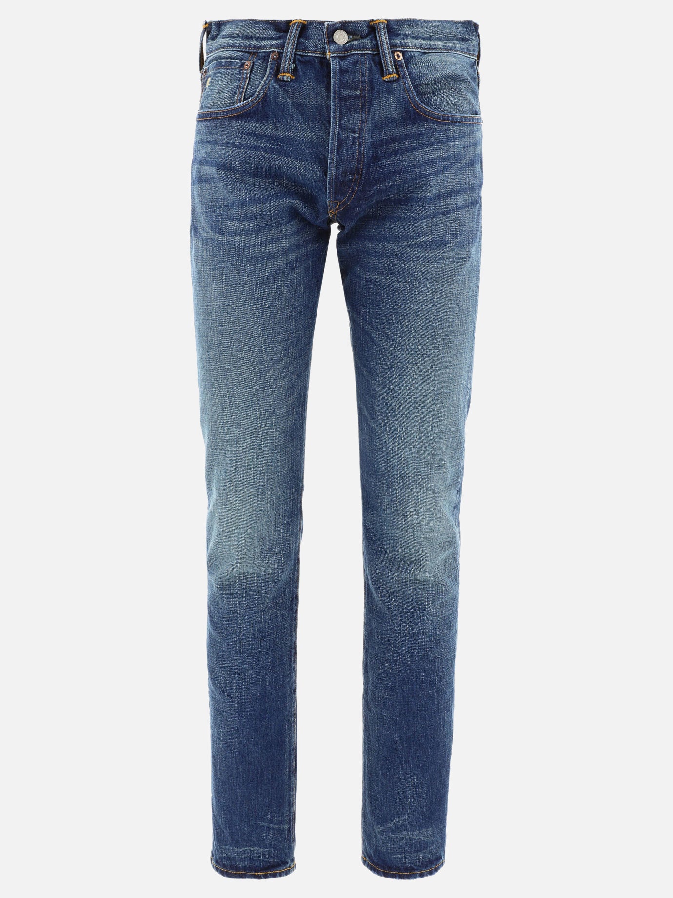 Straight-leg jeans Solid colour  Blue - RRL by Ralph Lauren Men | PLP | Replica Handbags  
