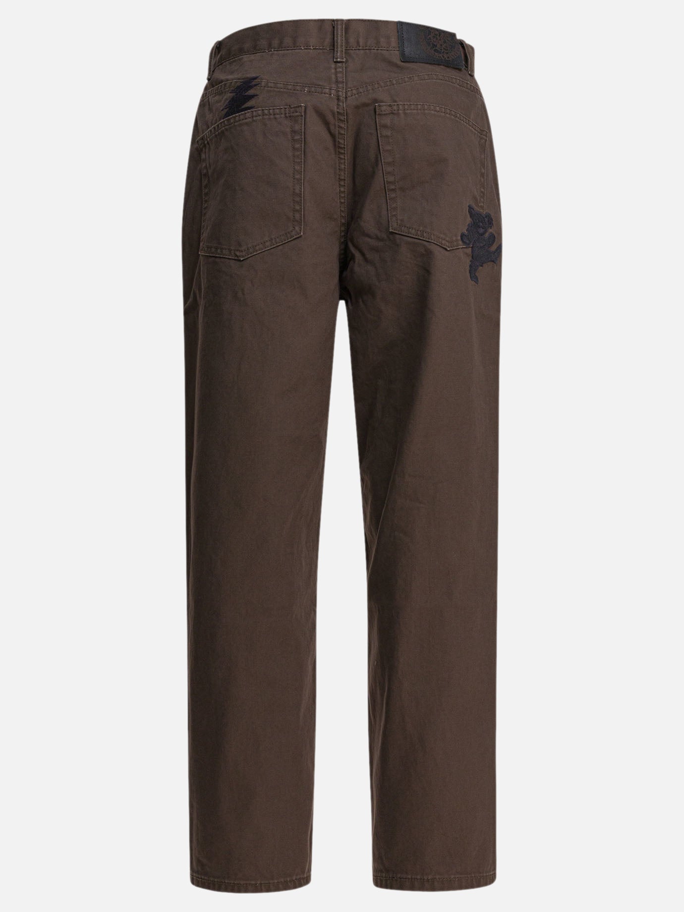 Work pants Embroidered  Brown - Thisisneverthat® Men | PLP | Replica Handbags  | 2
