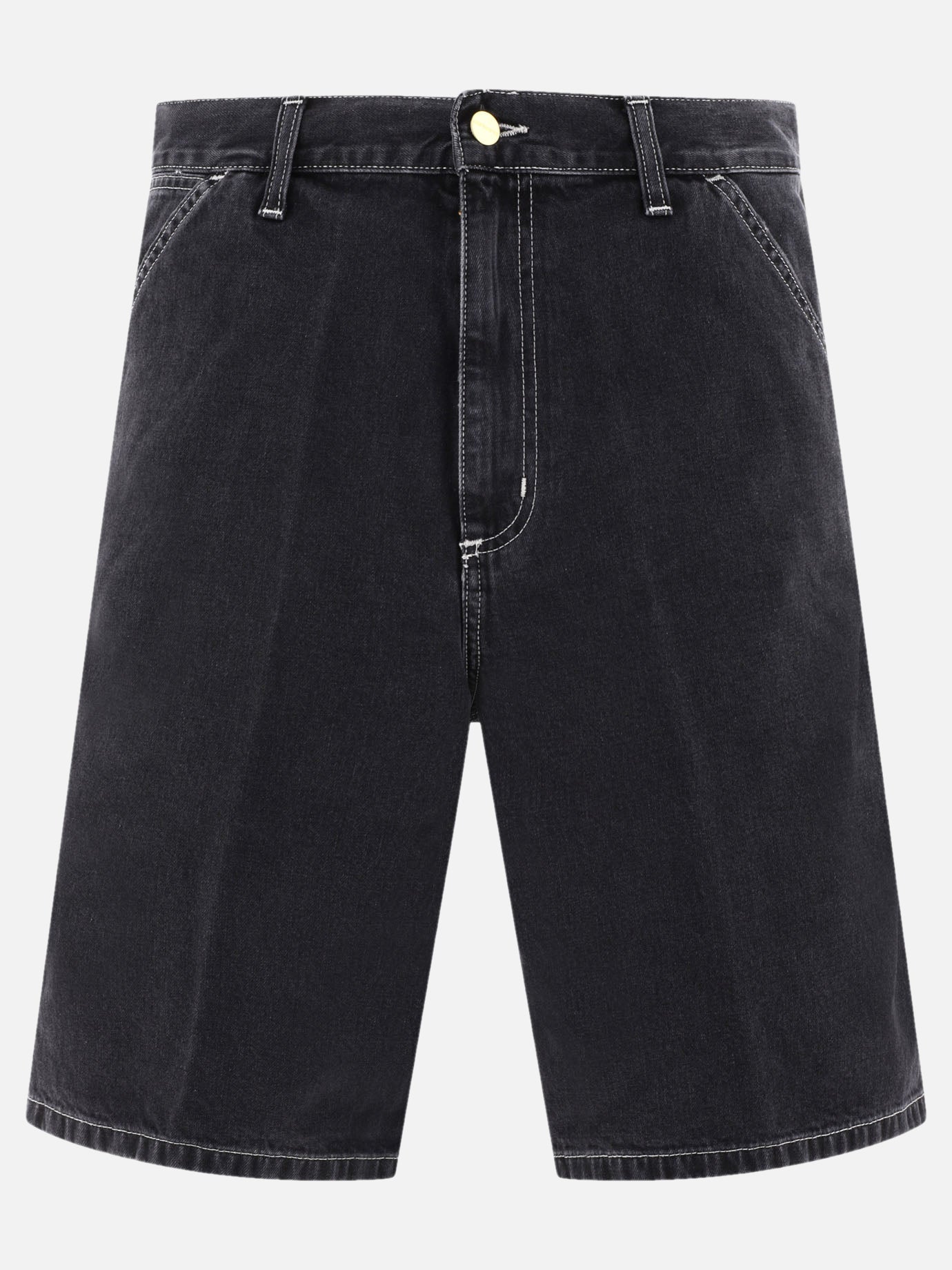 Utility shorts Solid colour  Black - Carhartt WIP Men | PLP | Replica Handbags  
