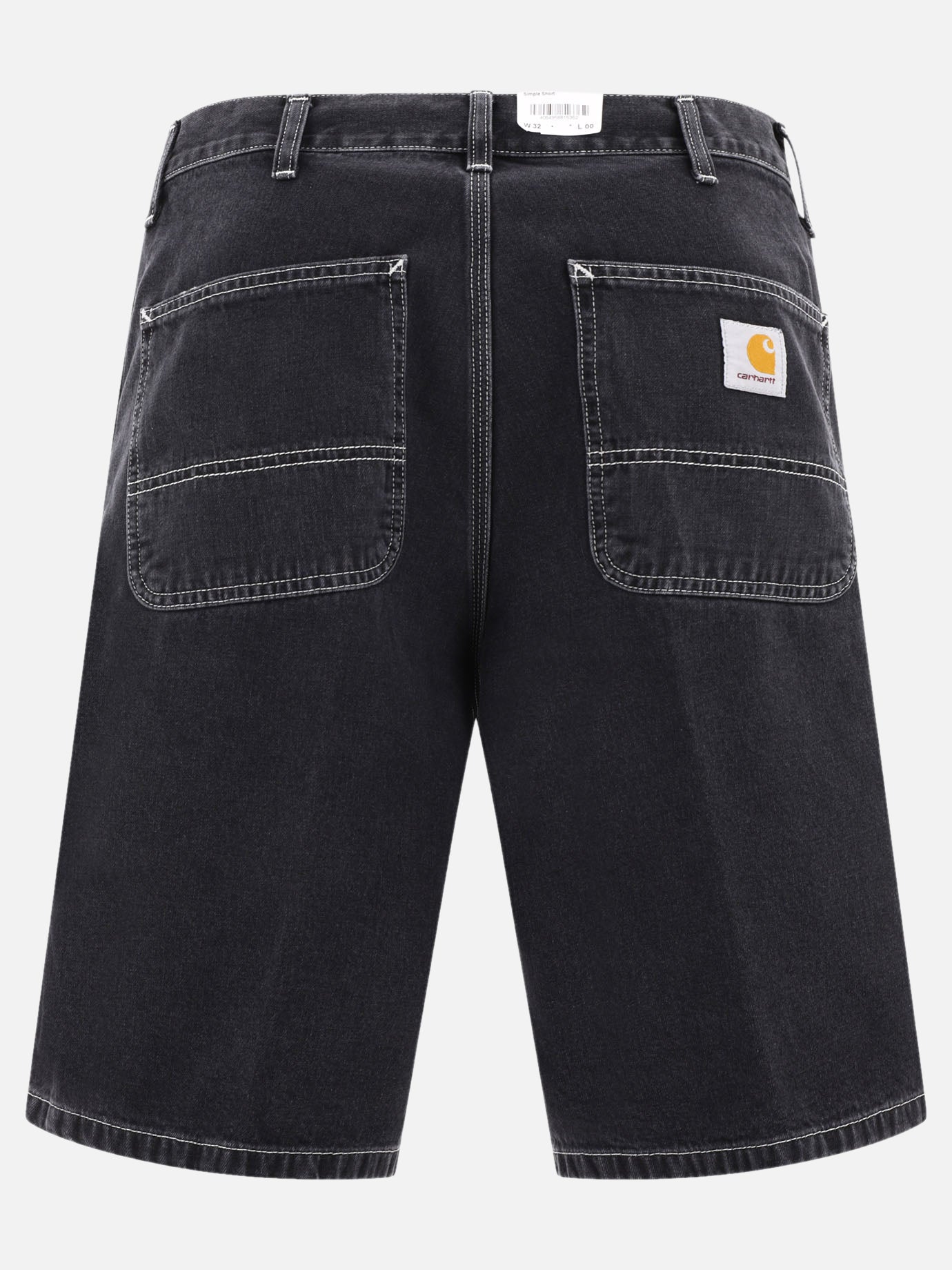 Utility shorts Solid colour  Black - Carhartt WIP Men | PLP | Replica Handbags  | 2
