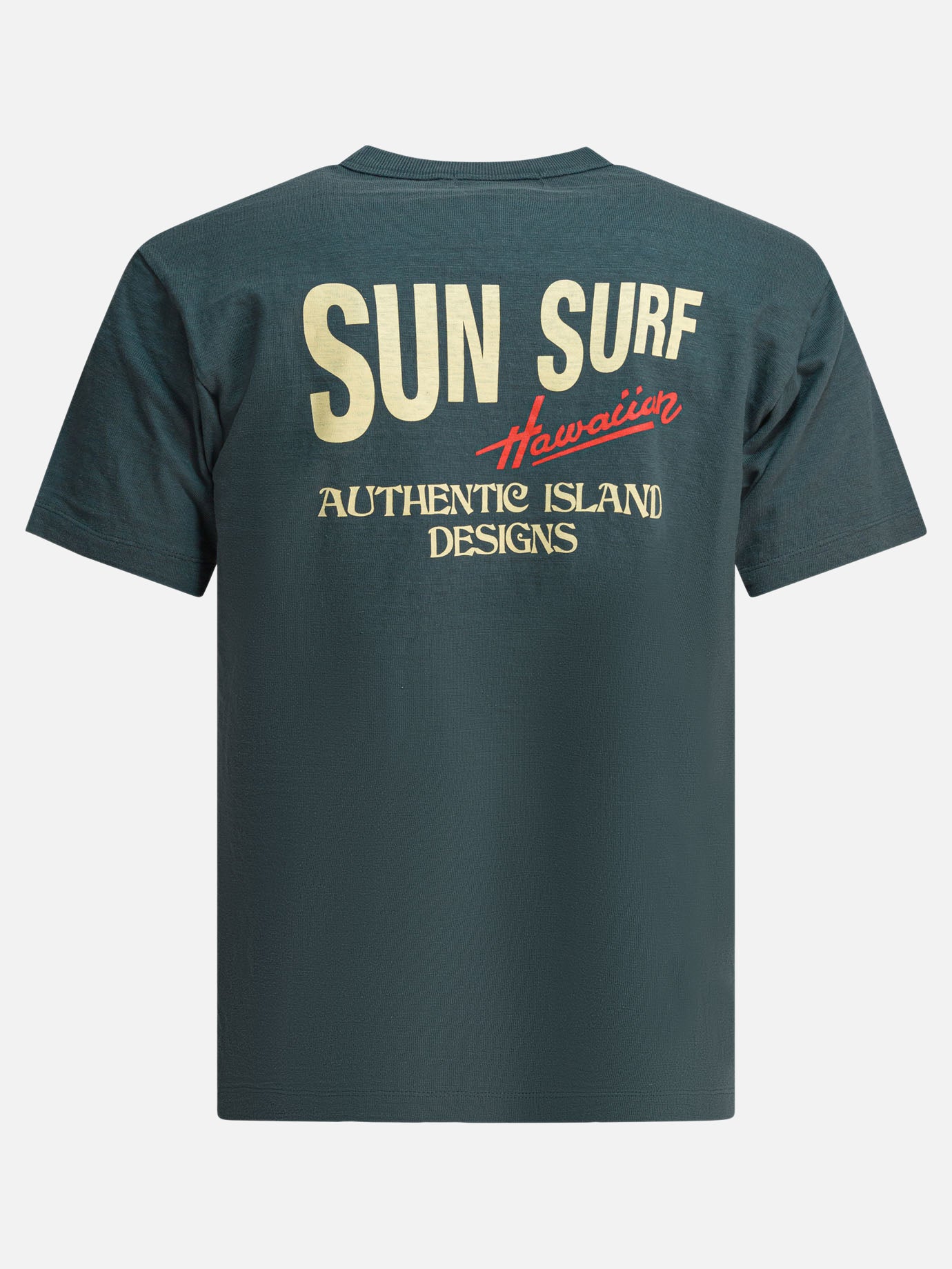 Crewneck t-shirts Logo  Green - Sun Surf Men | PDP | Replica Handbags  | thumbnail_2
