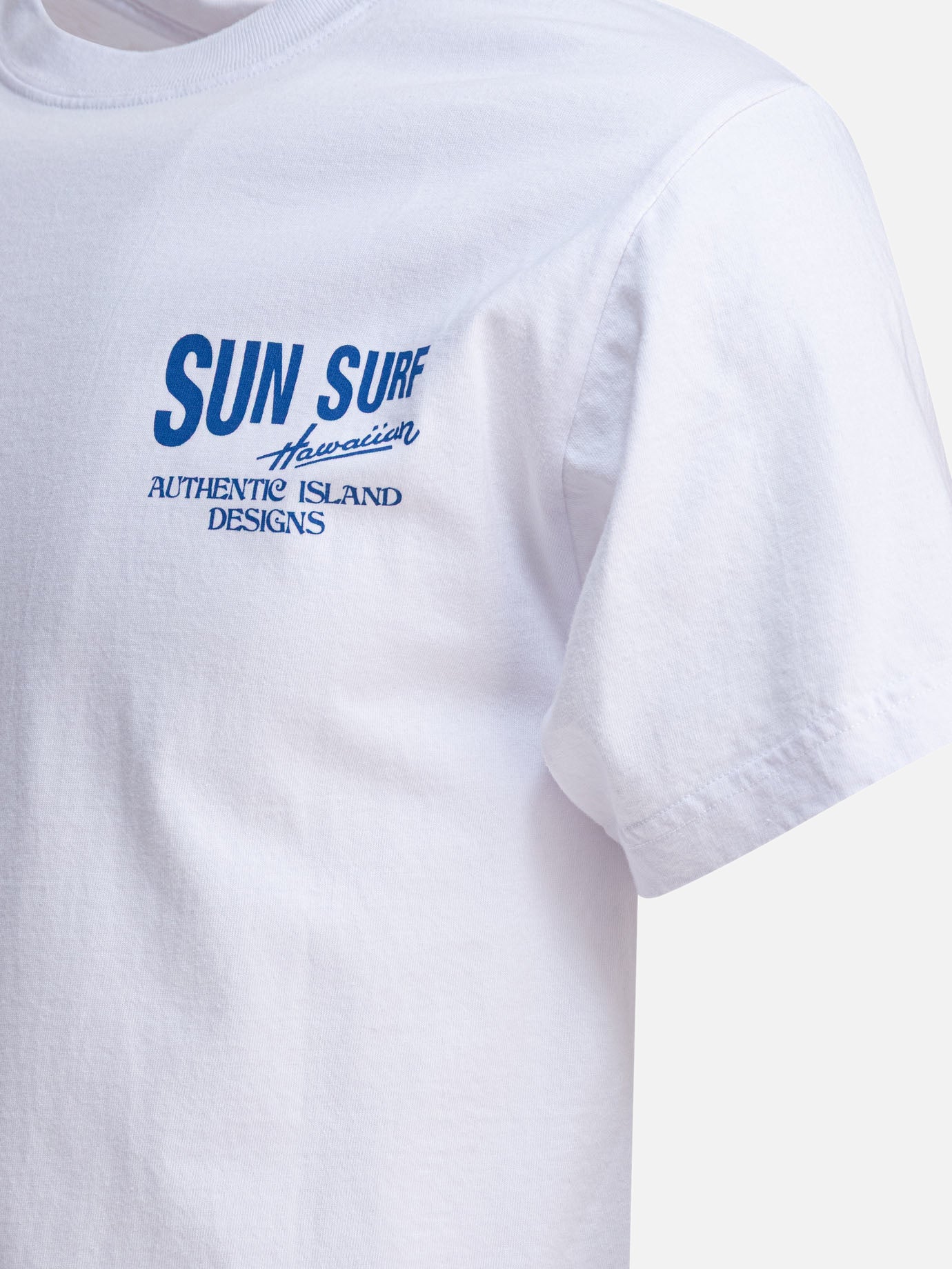 Crewneck t-shirts Logo  White - Sun Surf Men | PDP | Replica Handbags  | Zoom-Modal_4
