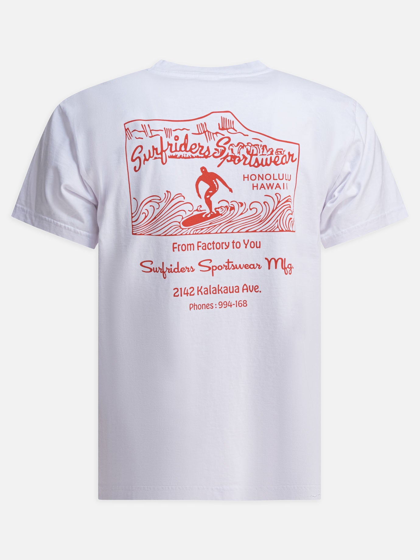 Crewneck t-shirts Logo  White - Sun Surf Men | PLP | Replica Handbags  | 2
