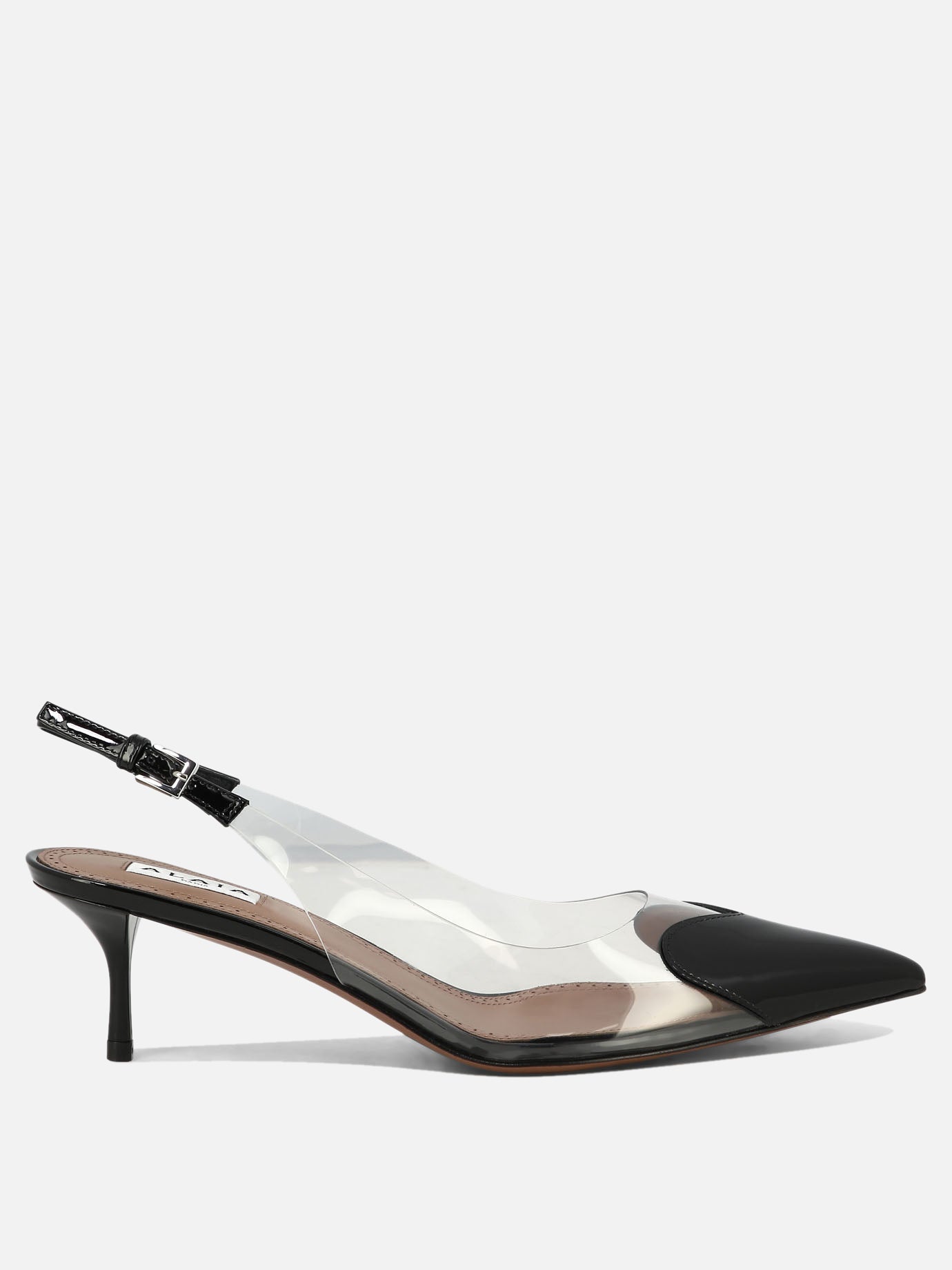 Slingbacks 50% patent calfskin 50% polyurethane - 95% leather 5% rubber  Black - Alaïa Women | PLP | Replica Handbags  
