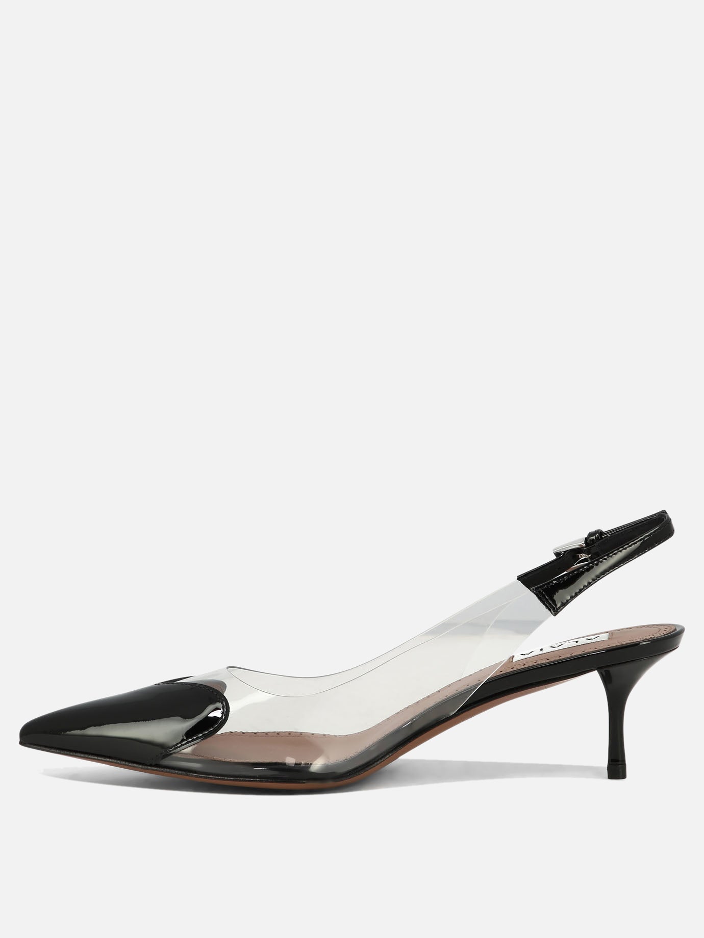 Slingbacks 50% patent calfskin 50% polyurethane - 95% leather 5% rubber  Black - Alaïa Women | PDP | Replica Handbags  | thumbnail_3