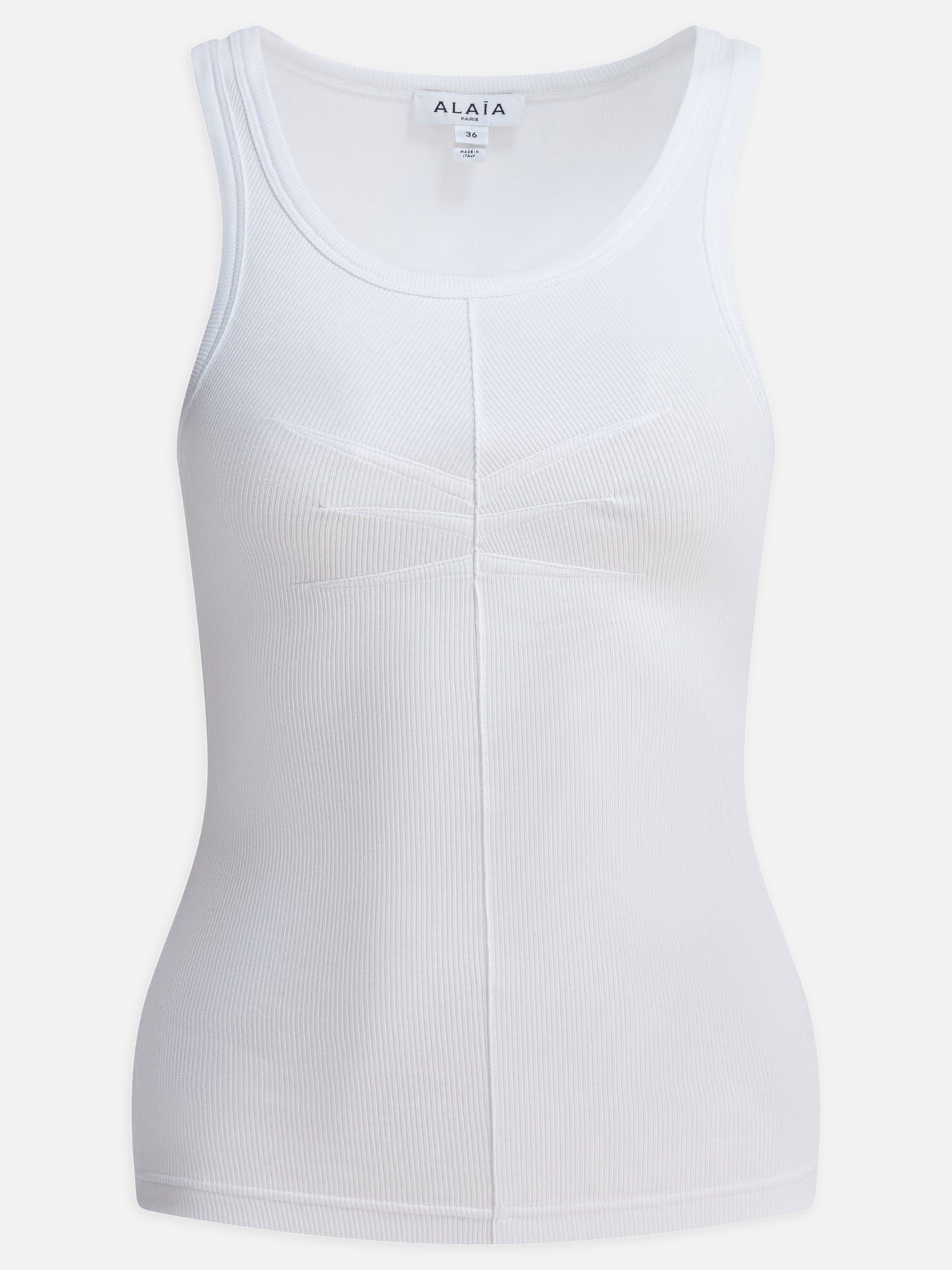 Tank tops Solid colour  White - Alaïa Women | PLP | Replica Handbags  
