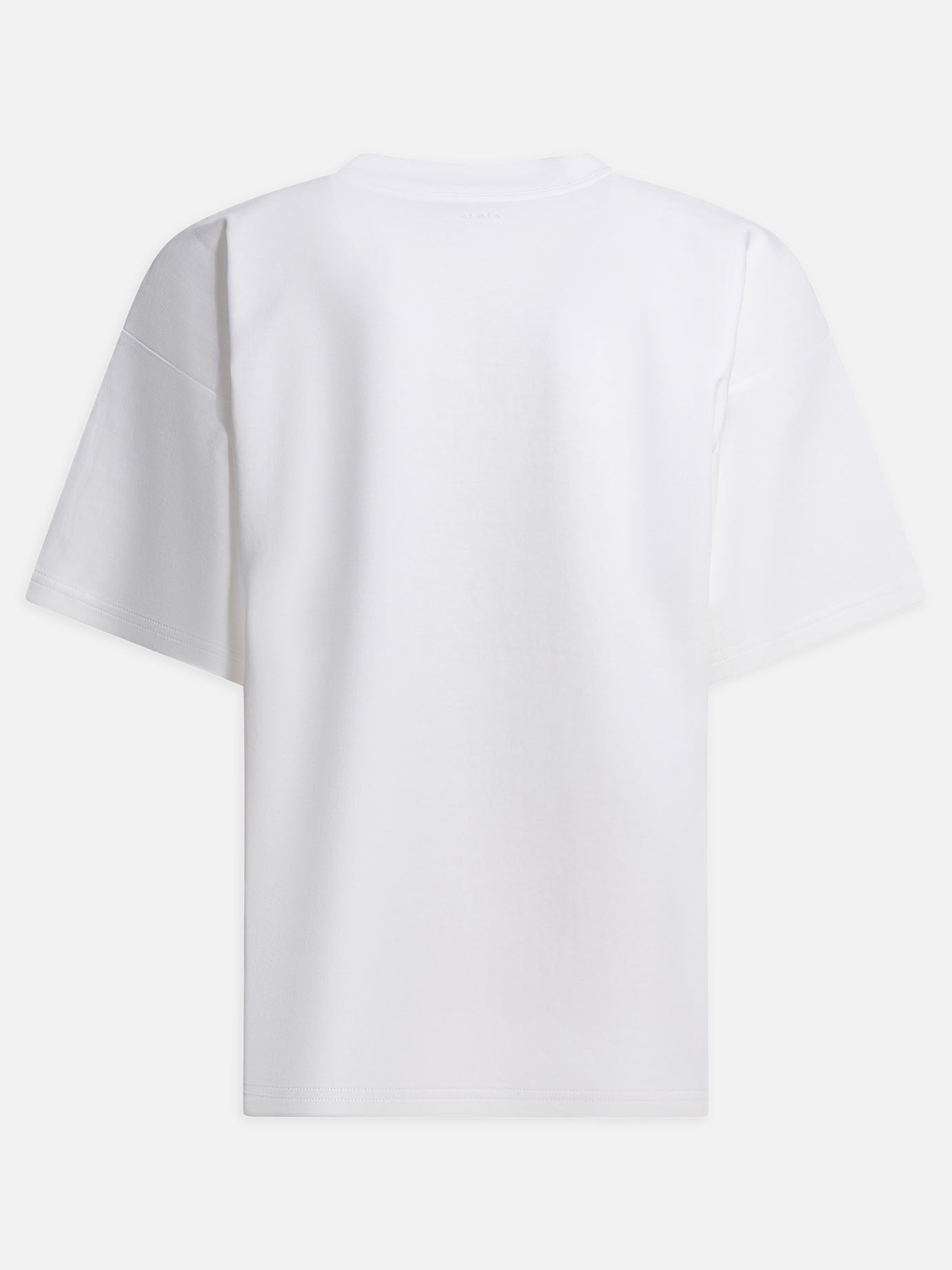 Crewneck t-shirts Solid colour  White - Alaïa Women | PLP | Replica Handbags  | 2
