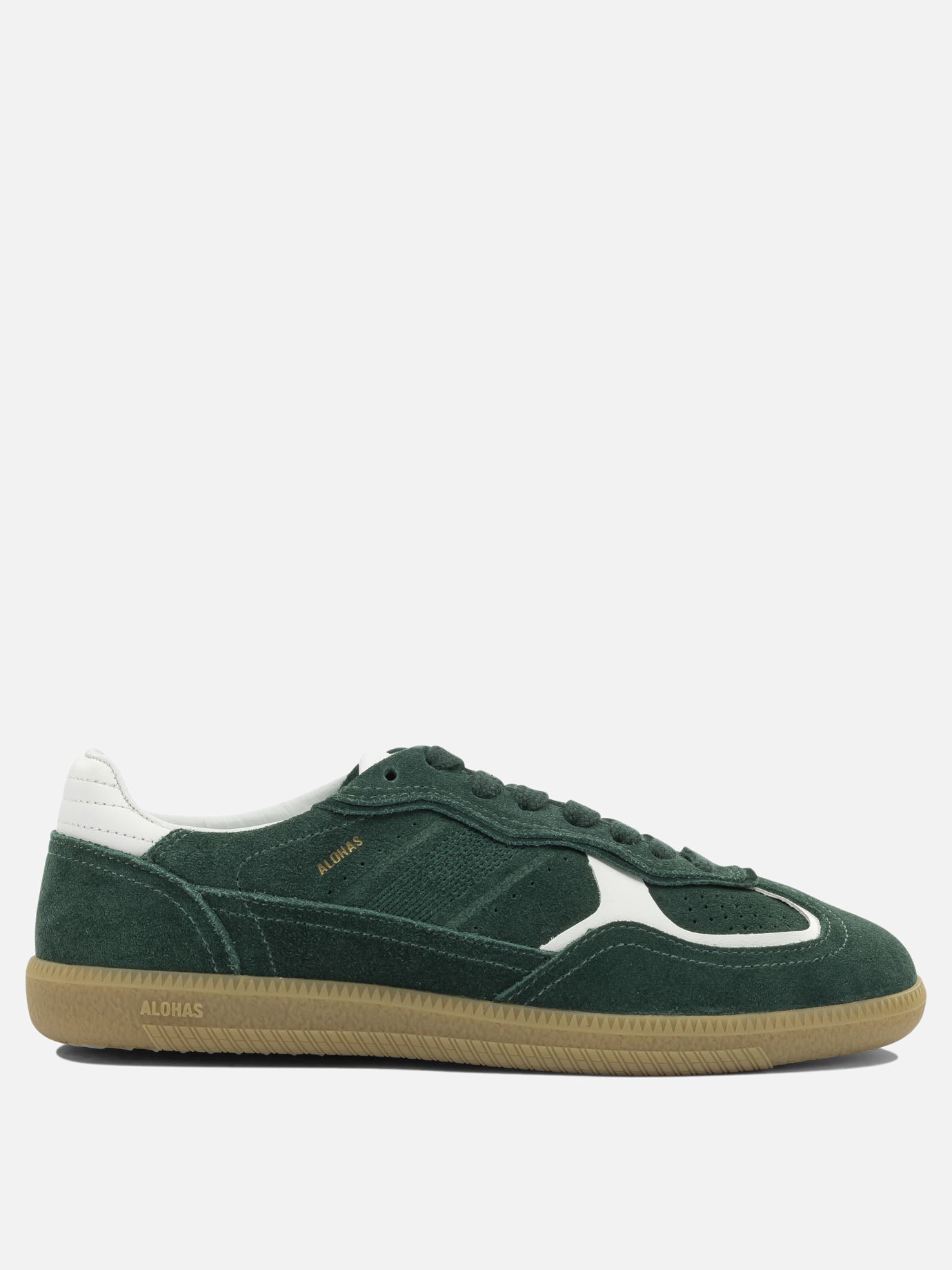 Low top sneakers 100% cow suede - 100% rubber  Green - Alohas Women | PDP | Replica Handbags  | Zoom-Modal
