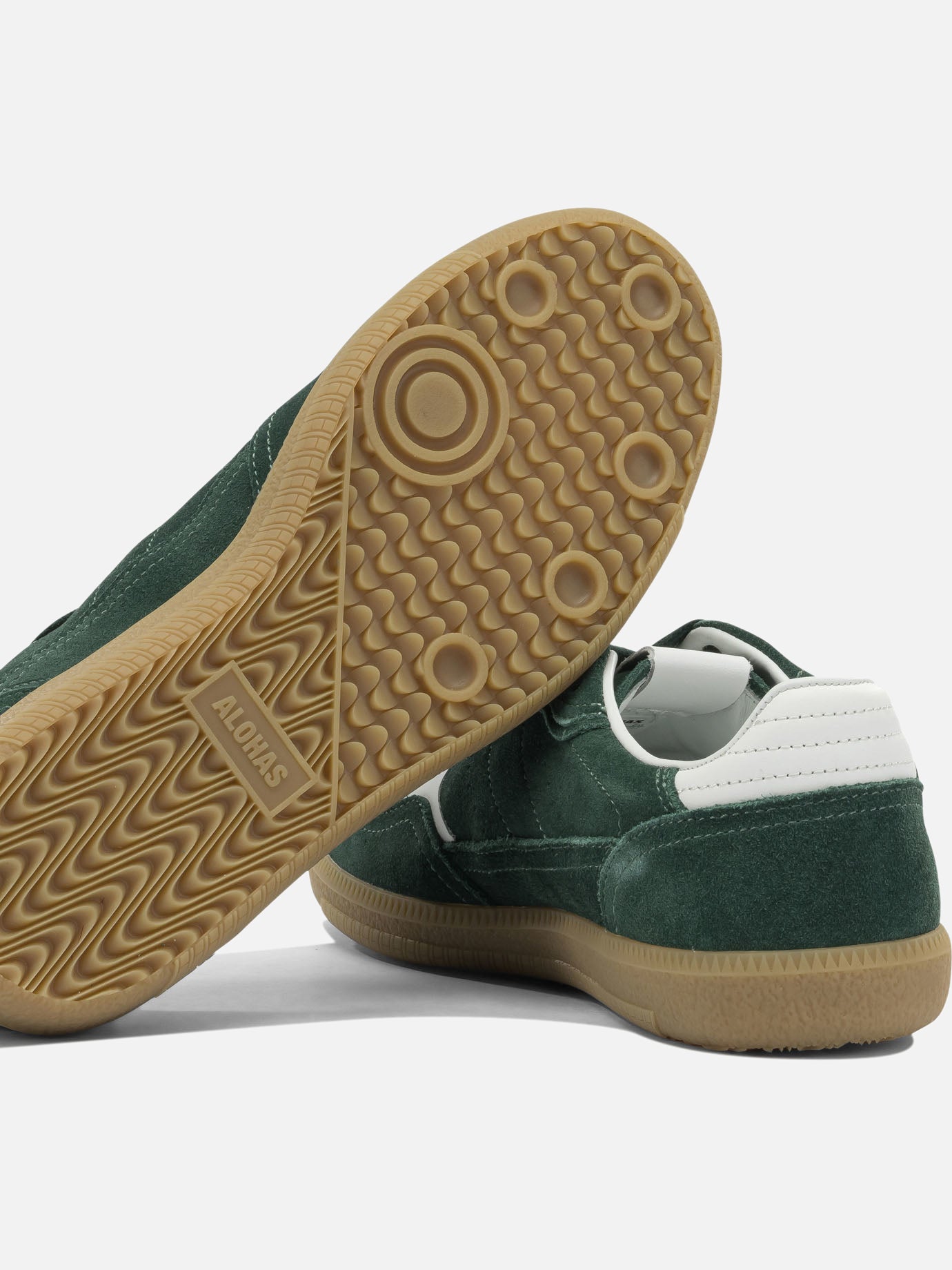 Low top sneakers 100% cow suede - 100% rubber  Green - Alohas Women | PDP | Replica Handbags  | Zoom-Modal_5
