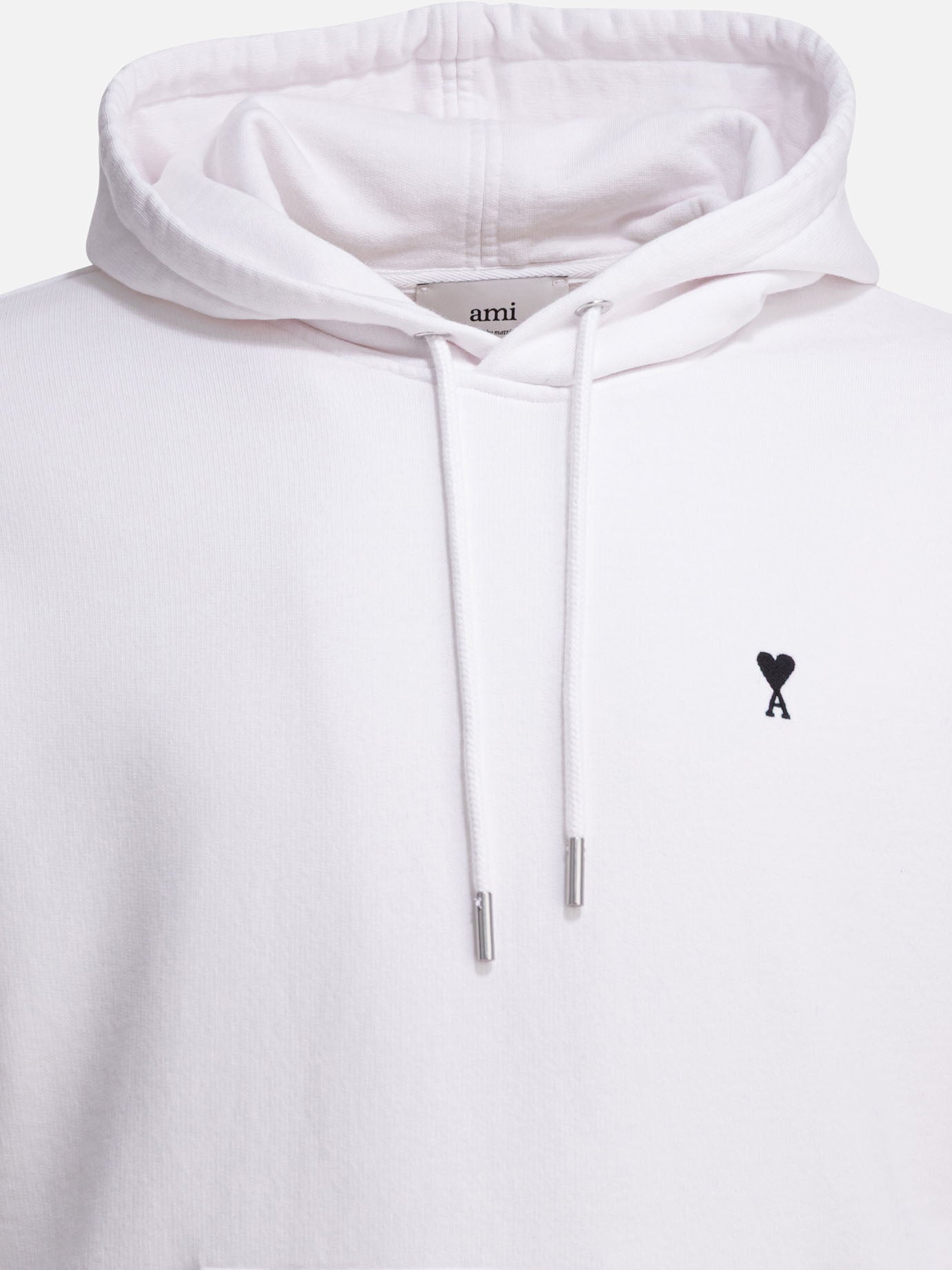 Hoodies Logo  White - Ami Paris Men | PDP | Replica Handbags  | Zoom-Modal_3
