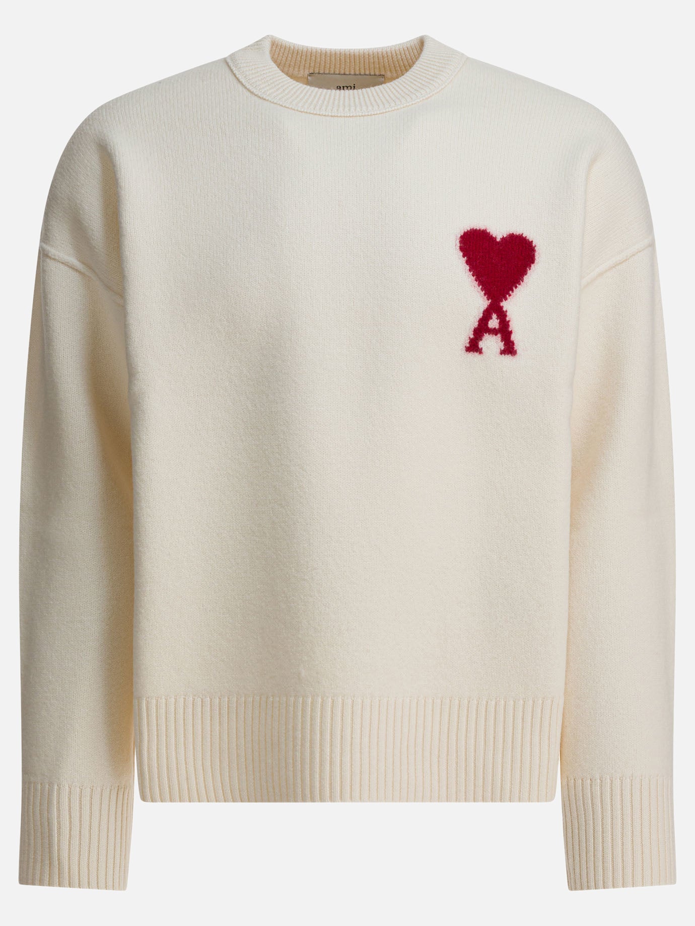 Crewneck sweaters Logo  White - Ami Paris Men | PDP | Replica Handbags  
