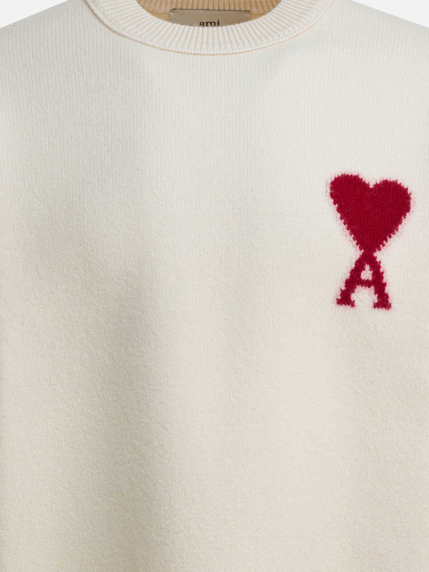 Crewneck sweaters Logo  White - Ami Paris Men | PDP | Replica Handbags  | Zoom-Modal_3
