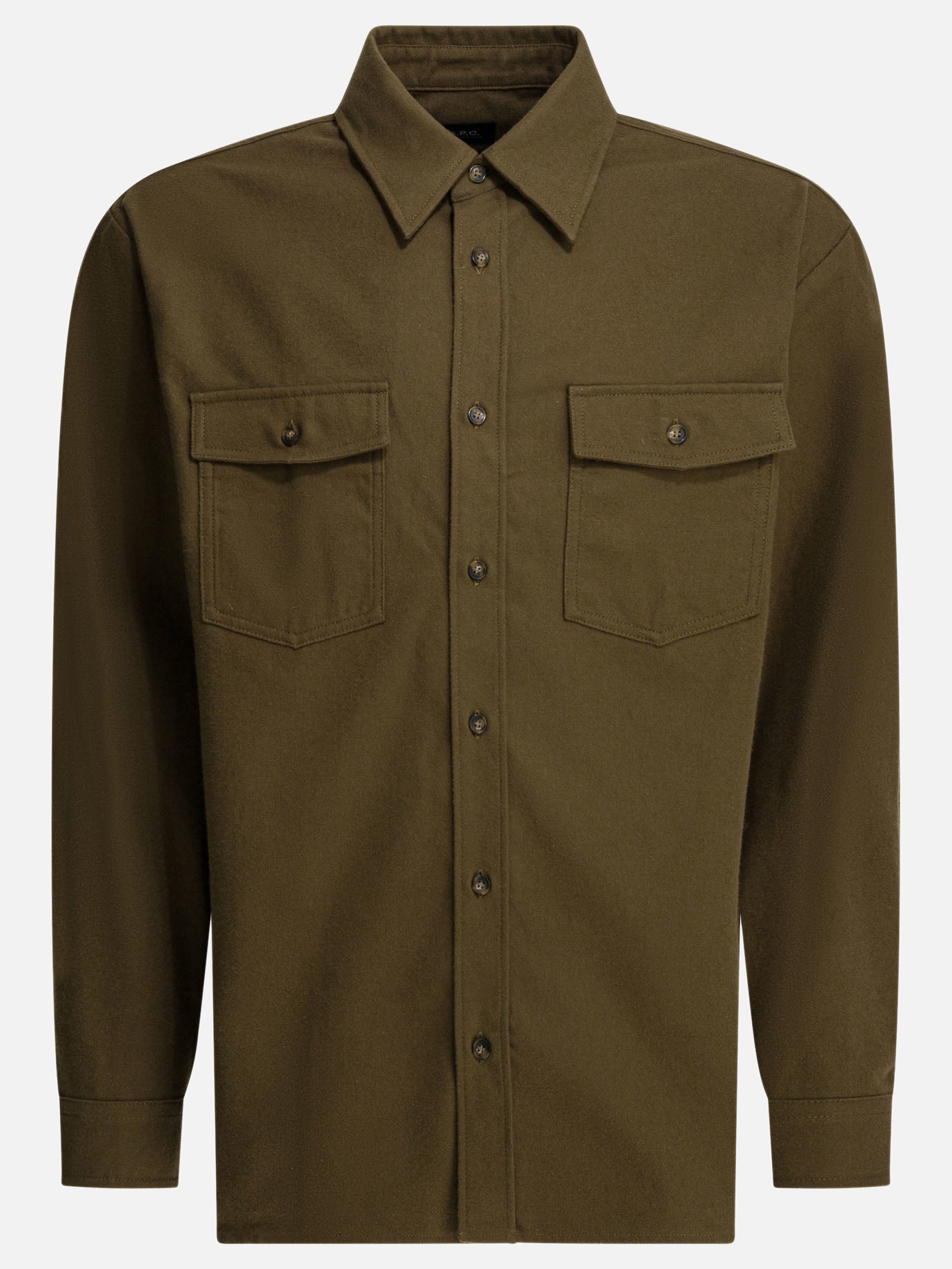 Overshirt jackets Solid colour  Green - A.P.C. Men | PLP | Replica Handbags  
