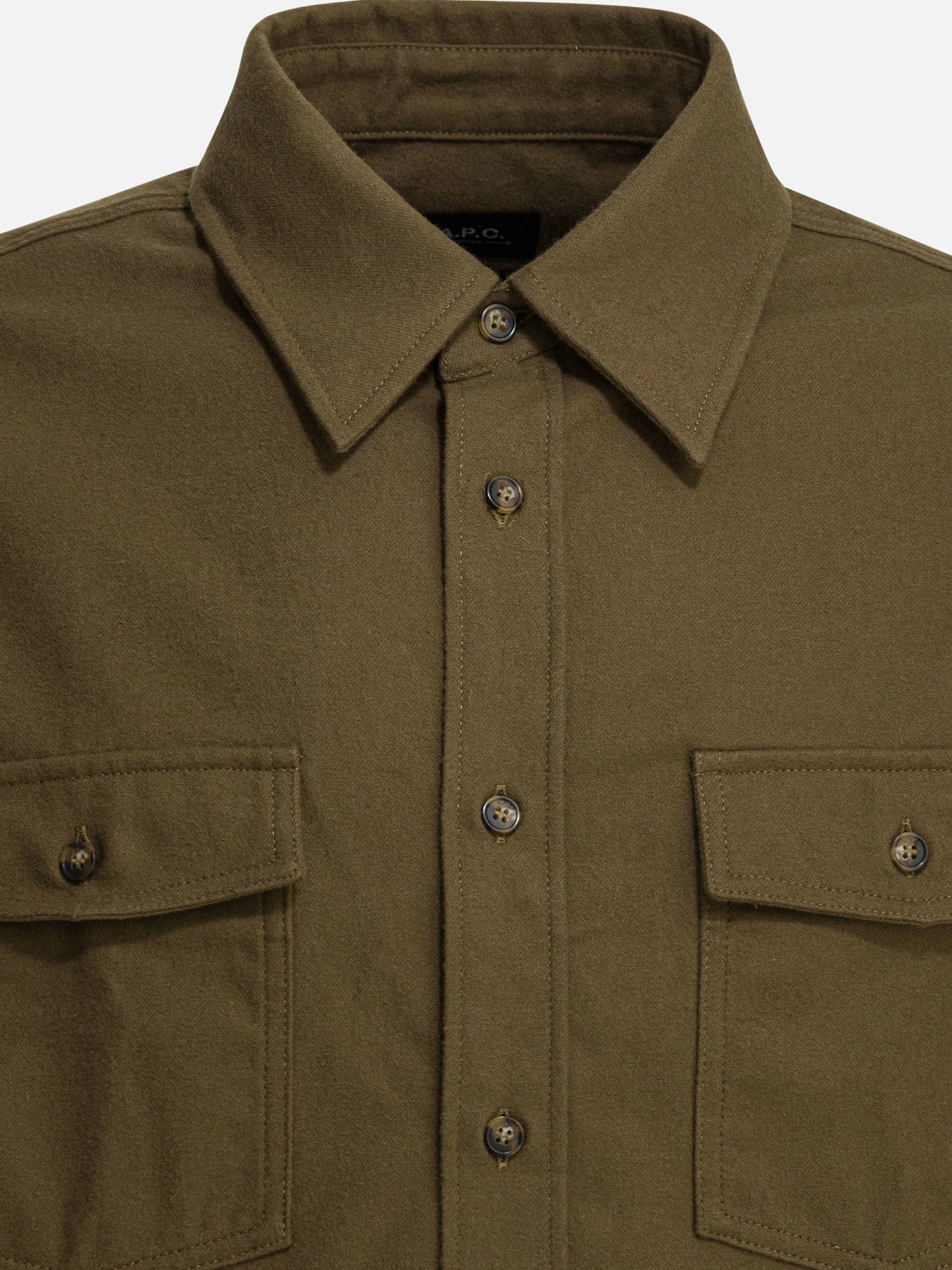 Overshirt jackets Solid colour  Green - A.P.C. Men | PDP | Replica Handbags  | thumbnail_3