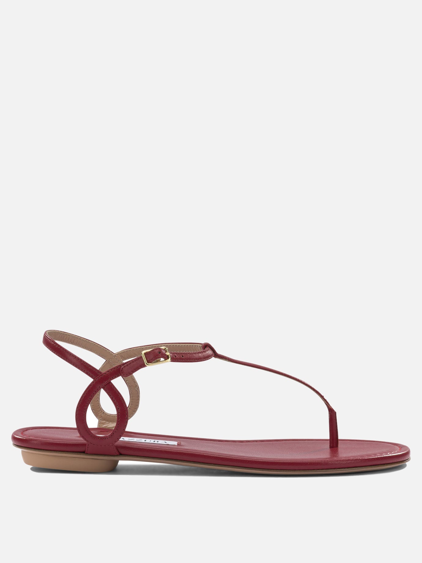 Flat sandals 100% leather - 100% rubber  Red - Aquazzura Women | PLP | Replica Handbags  
