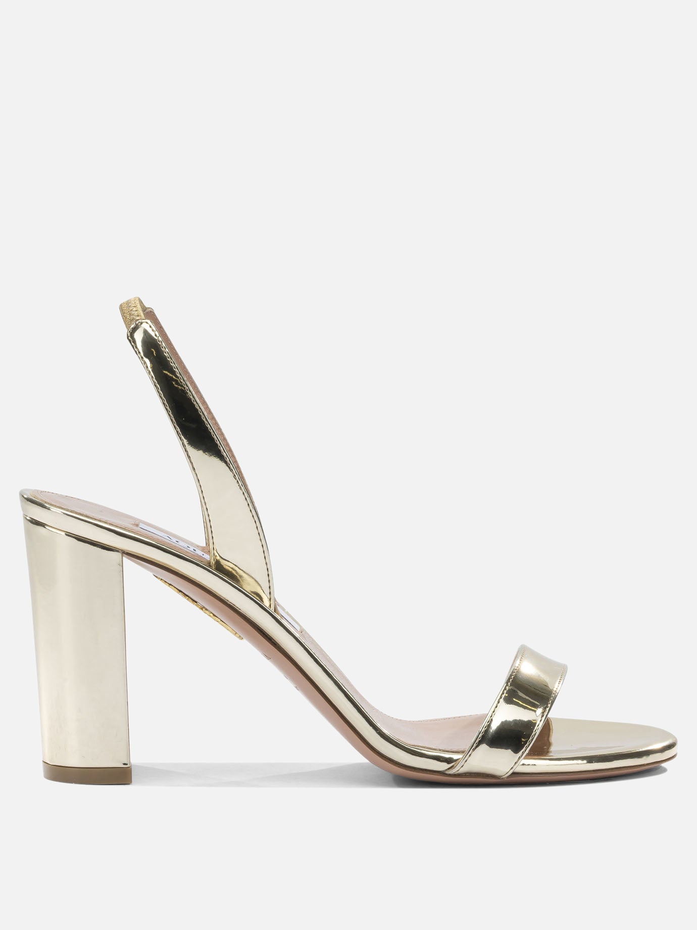 Heeled sandals 40% polyester 38% polyurethane 22% thermoplastic polyurethane - 100% calf leather  Gold - Aquazzura Women | PLP | Replica Handbags  
