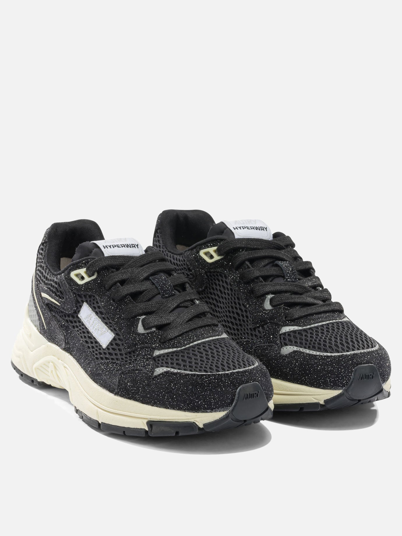 Low top sneakers 40% calf leather 40% mesh 10% nylon 10% thermoplastic polyurethane - 40% phylon 40% rubber 20% thermoplastic polyurethane  Black - Autry Women | PLP | Replica Handbags  | 2
