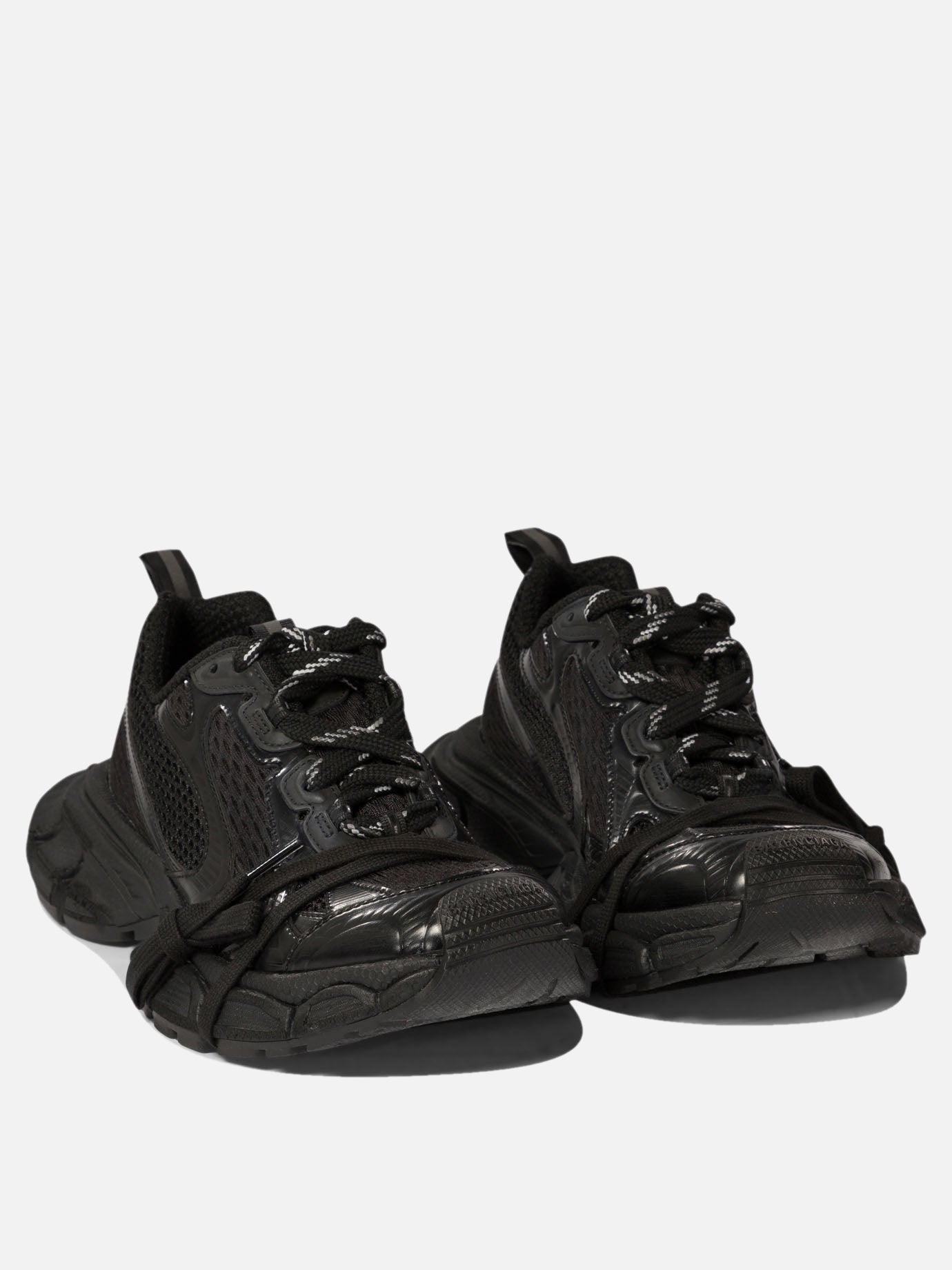 Low top sneakers 100% polyester - 100% rubber  Black - Balenciaga Women | PLP | Replica Handbags  | 2

