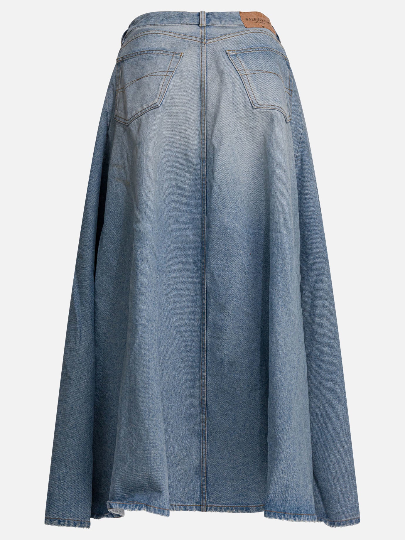 Long skirts Solid colour  Light blue - Balenciaga Women | PLP | Replica Handbags  | 2
