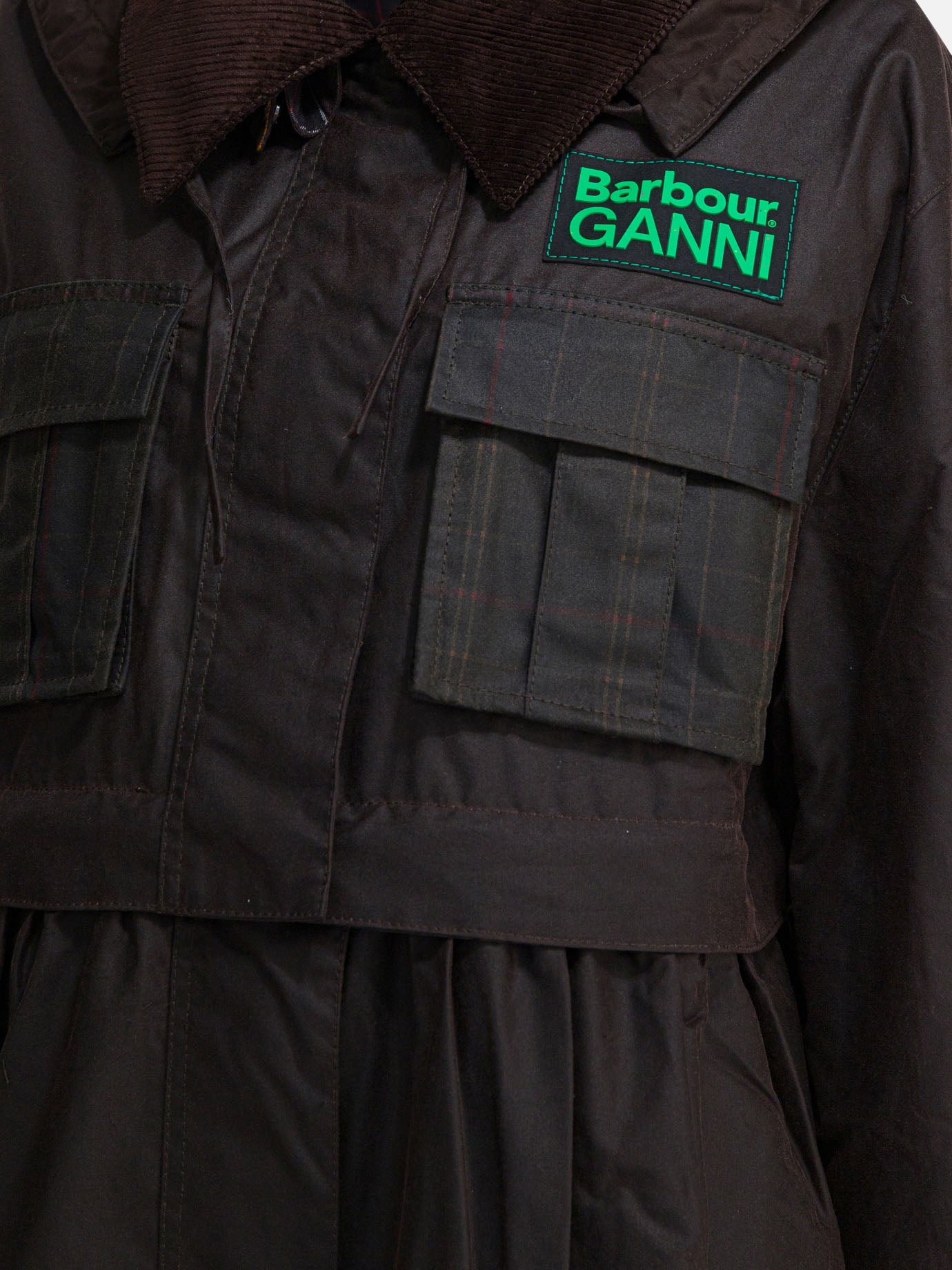 Raincoats & Trench coats Logo  Green - Barbour Women | PDP | Replica Handbags  | Zoom-Modal_3
