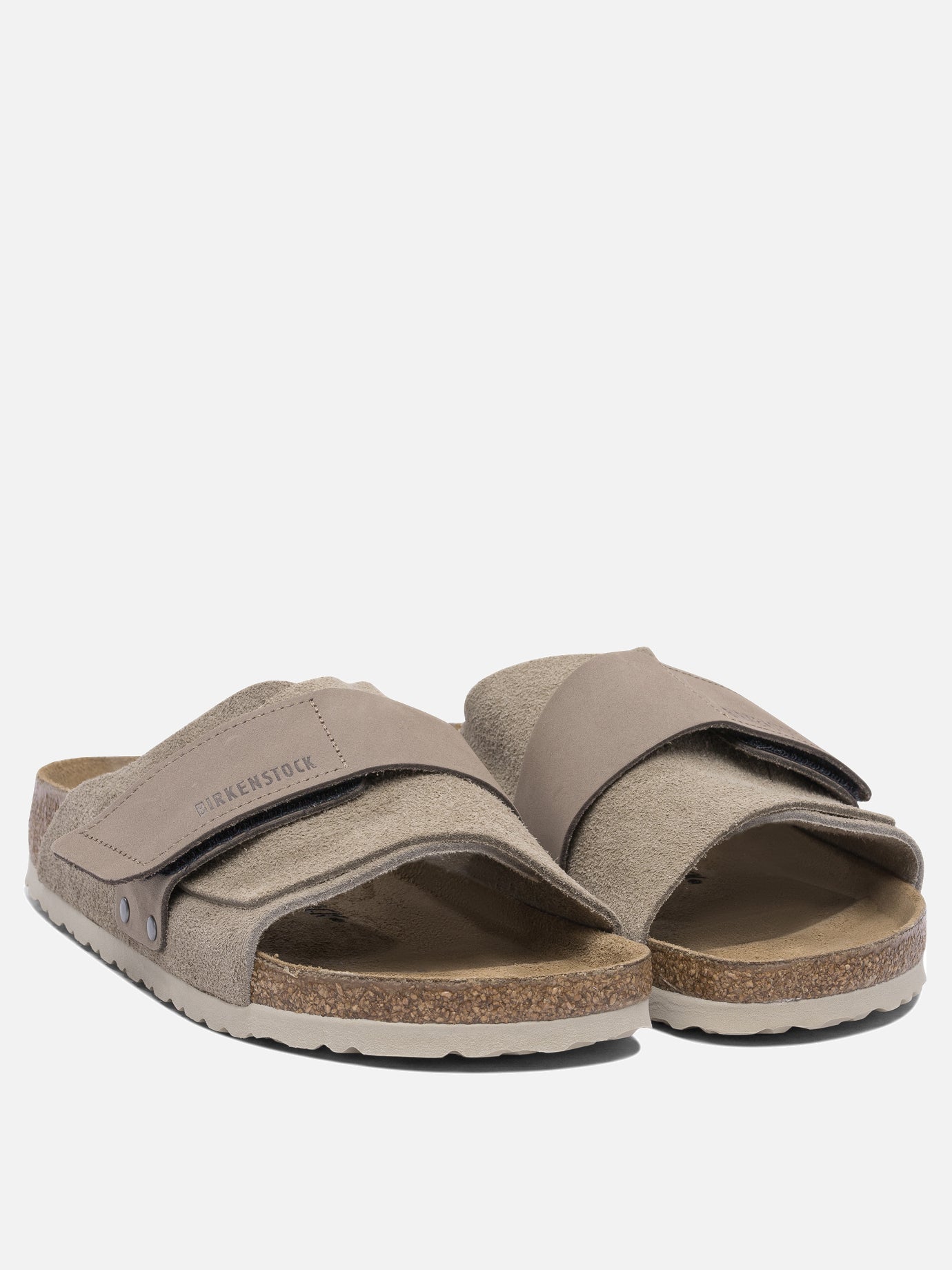 Slides 100% suede - 100% rubber  Brown - Birkenstock Men | PDP | Replica Handbags  | 2
