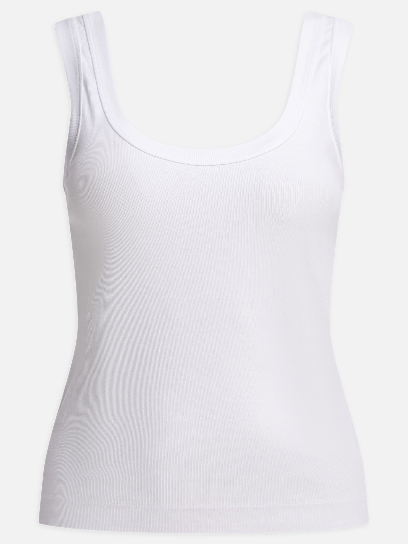 Tank tops Solid colour  White - Brunello Cucinelli Women | PDP | Replica Handbags  | Zoom-Modal
