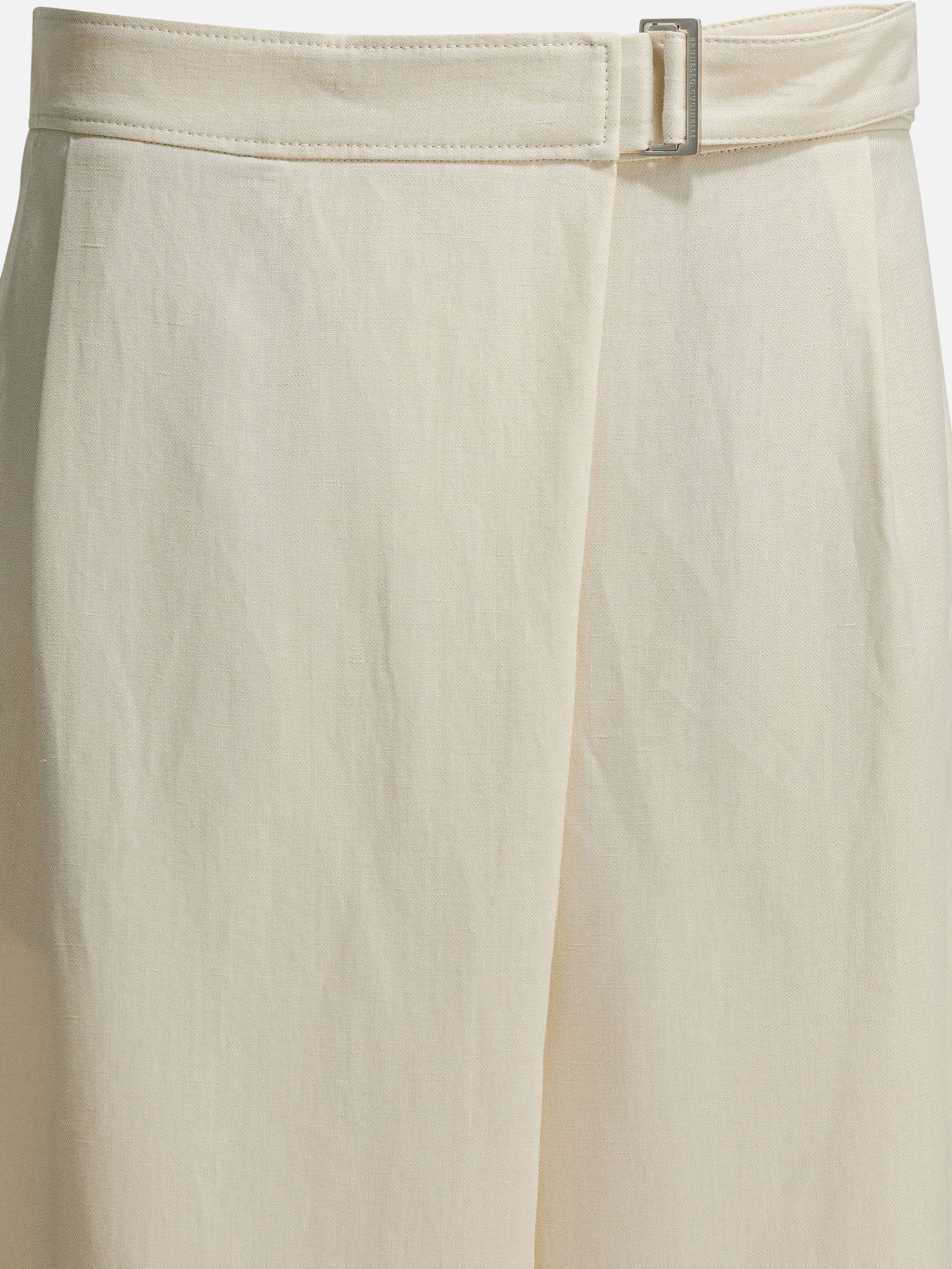 Tailored trousers Solid colour  White - Brunello Cucinelli Women | PDP | Replica Handbags  | Zoom-Modal_3
