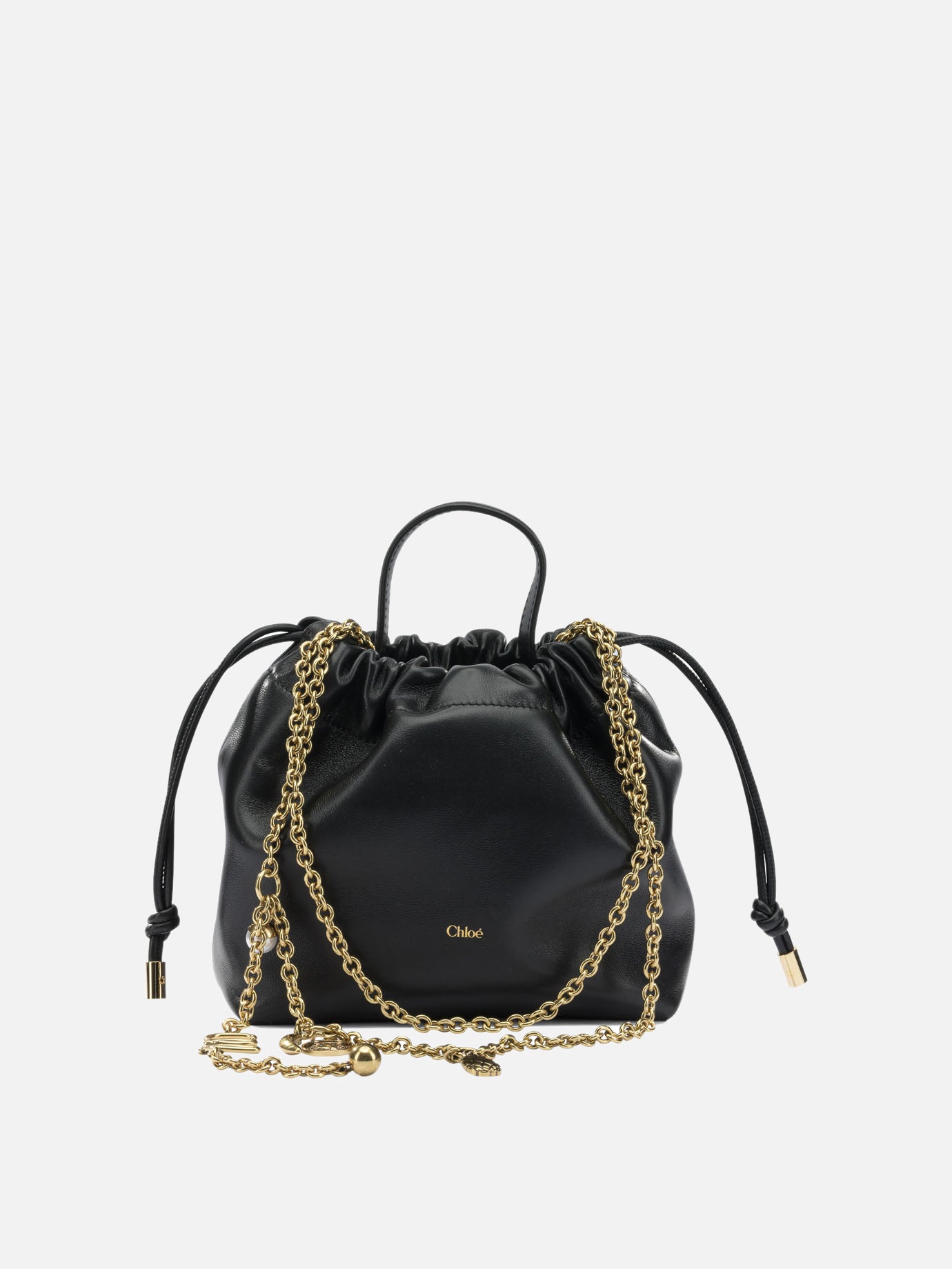 Small bags 100% lamb leather - Other fabric: 100% calf leather  Black - Chloé Women | PLP | Replica Handbags  
